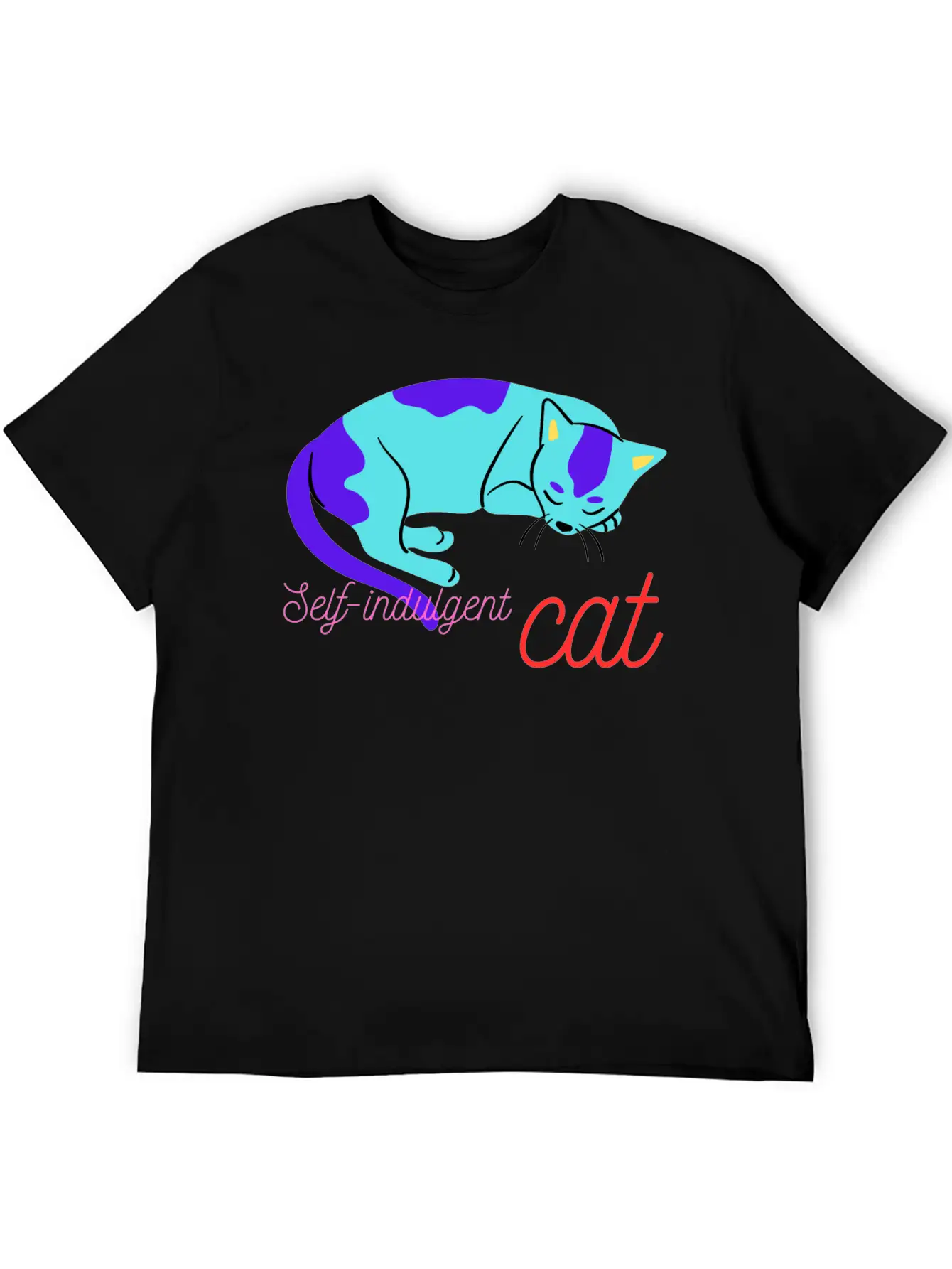 Self Indulgent Cat Stylish Everyday T-Shirt – Unisex Basic Cotton Tee