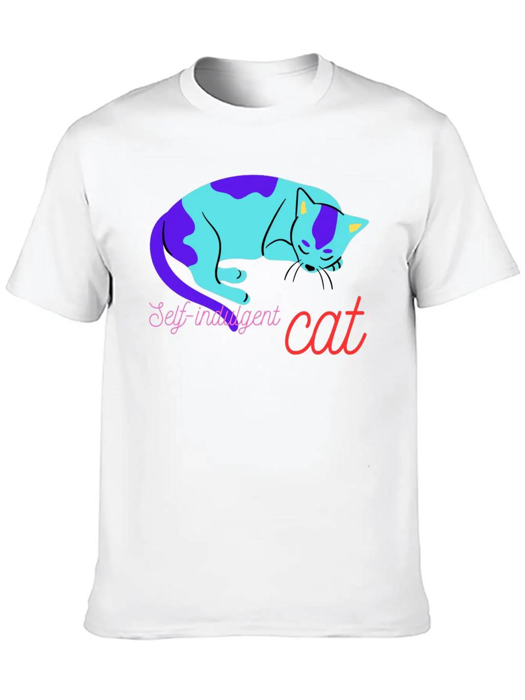 Self Indulgent Cat Stylish Everyday T-Shirt – Unisex Basic Cotton Tee