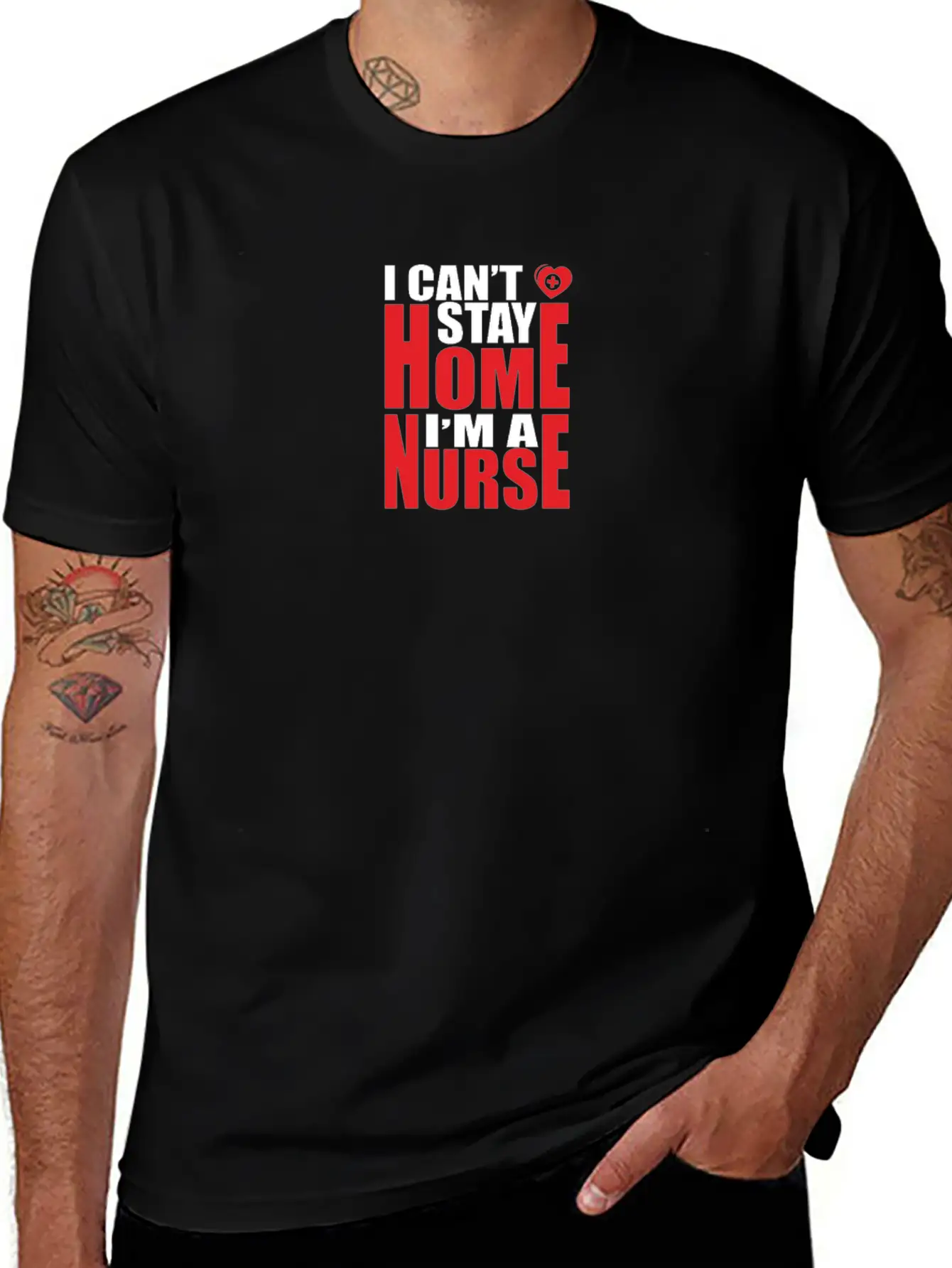Self Isolation I Can't Stay Home I'm A Nurse Classic Cotton Tee – Unisex Comfort For Any Season