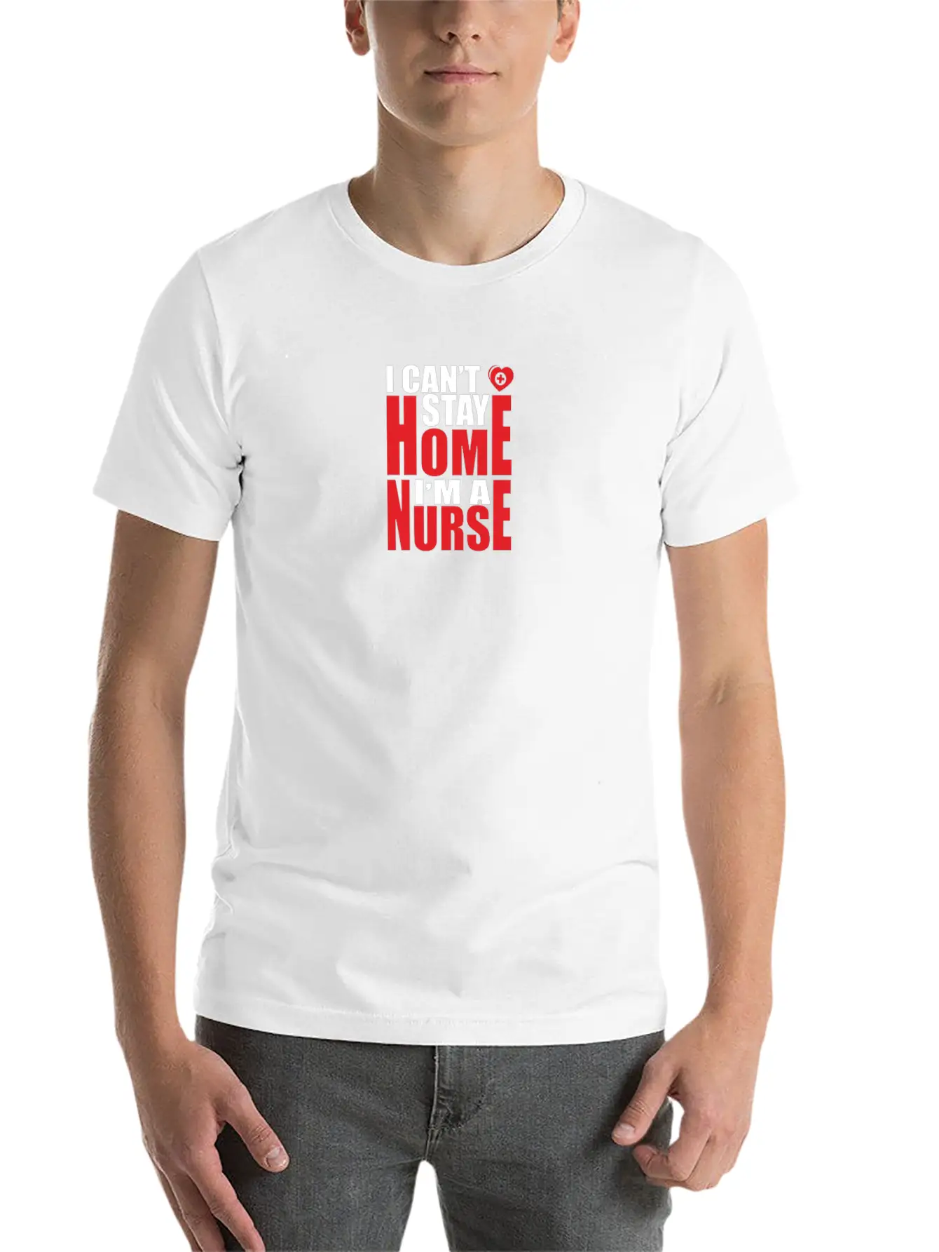 Self Isolation I Can't Stay Home I'm A Nurse Classic Cotton Tee – Unisex Comfort For Any Season
