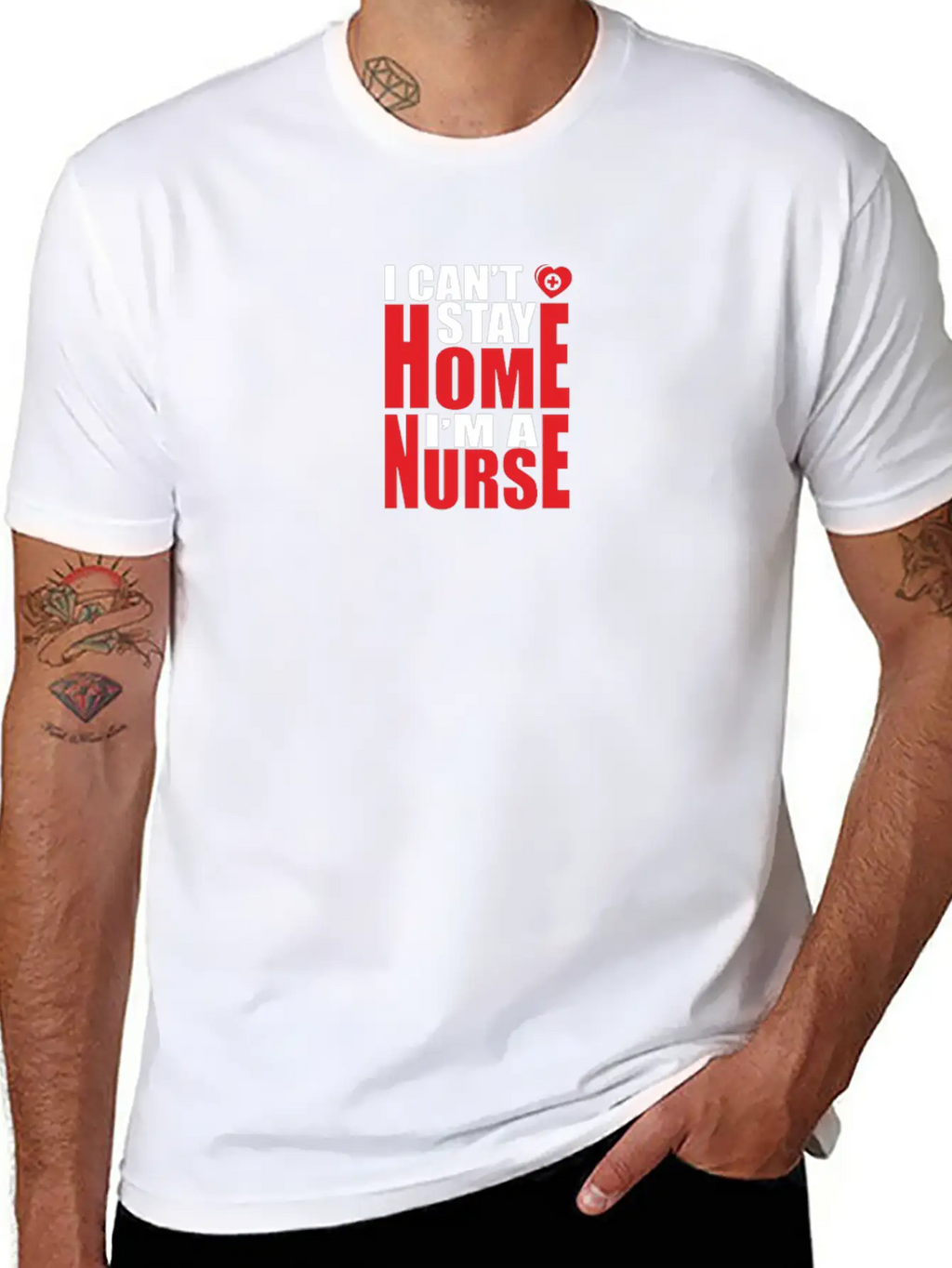 Self Isolation I Can't Stay Home I'm A Nurse Classic Cotton Tee – Unisex Comfort For Any Season