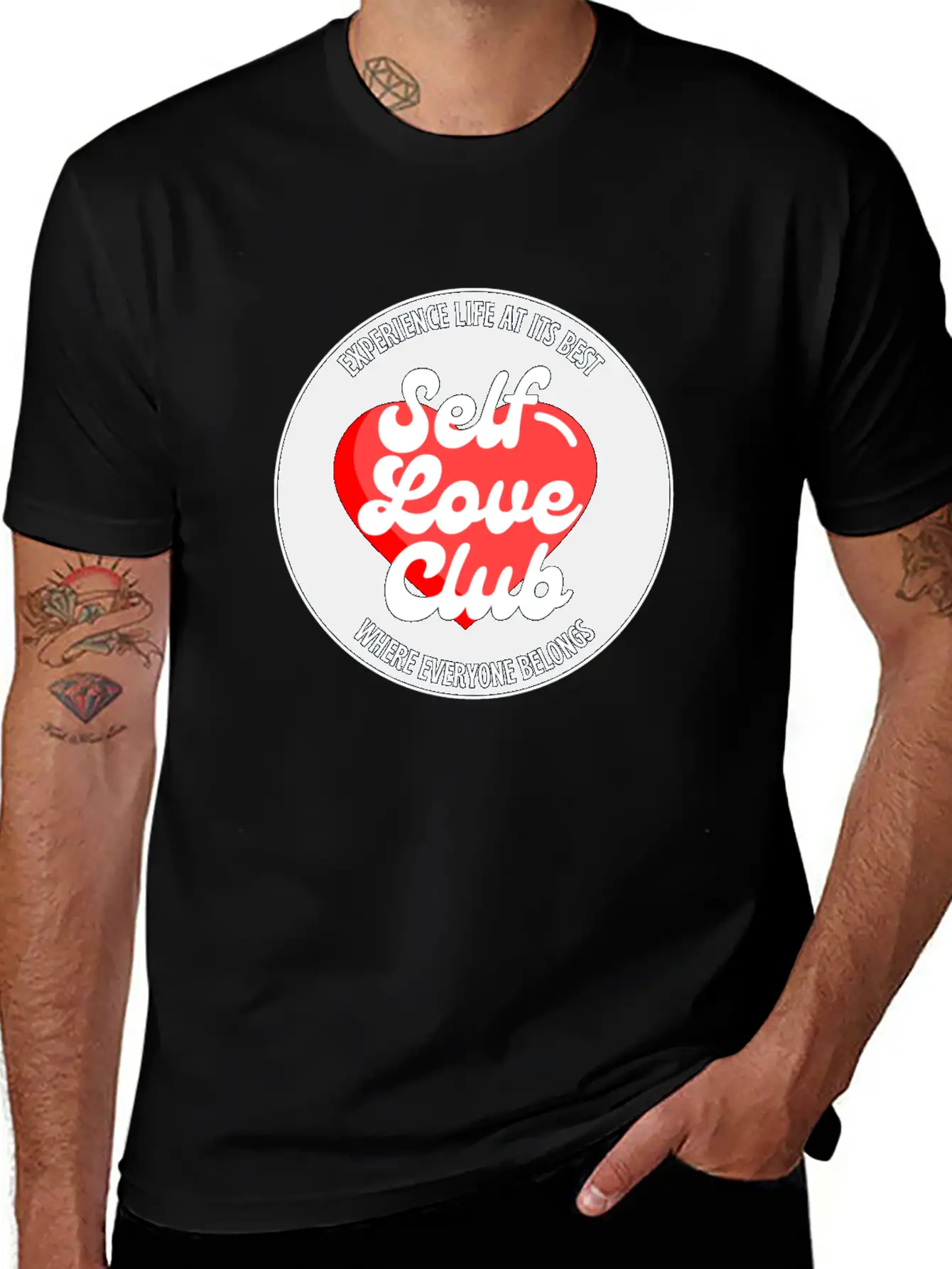 Self Love Club Basic Graphic T-Shirt – Daily Comfort In Soft Cotton