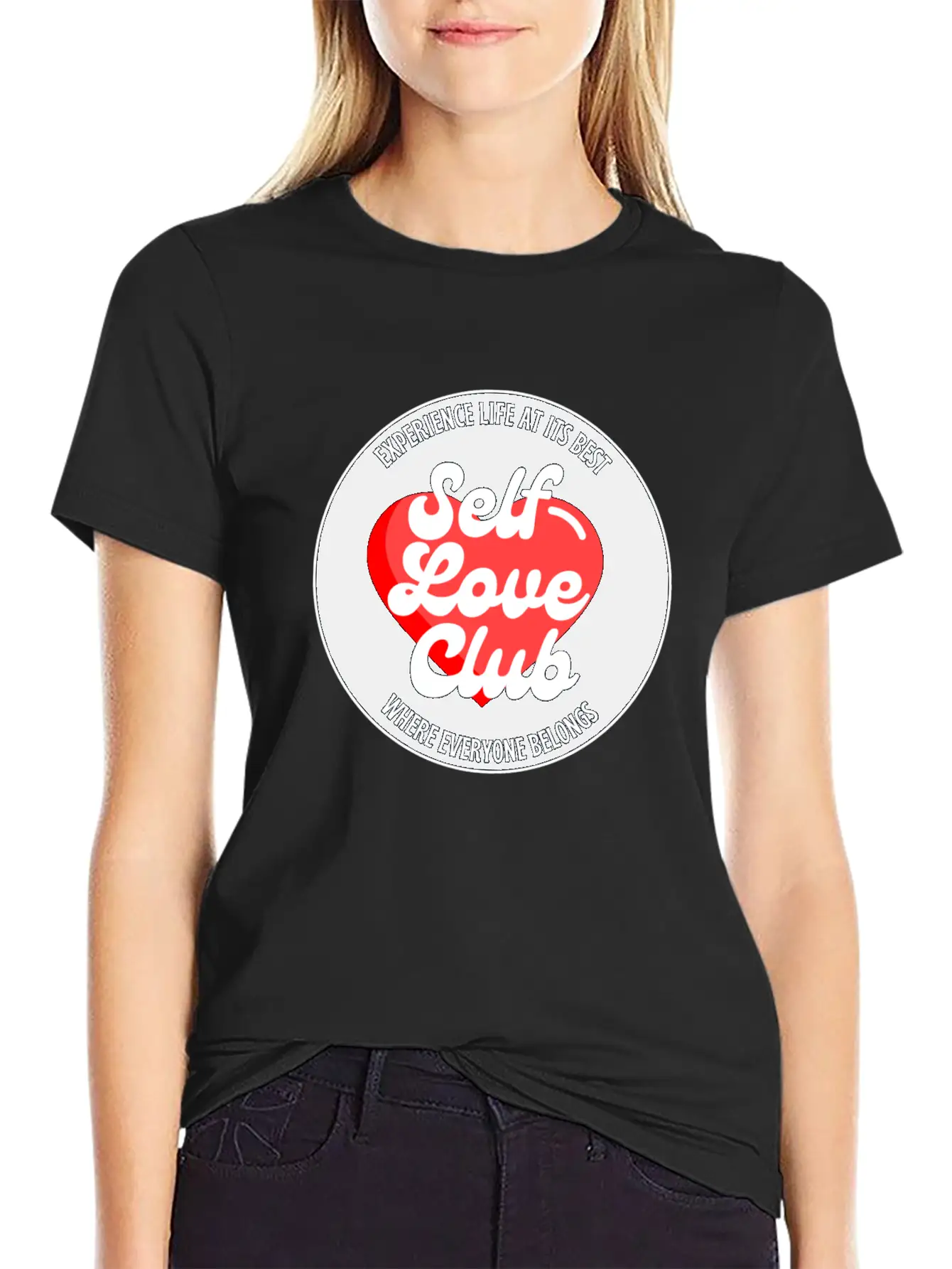 Self Love Club Basic Graphic T-Shirt – Daily Comfort In Soft Cotton
