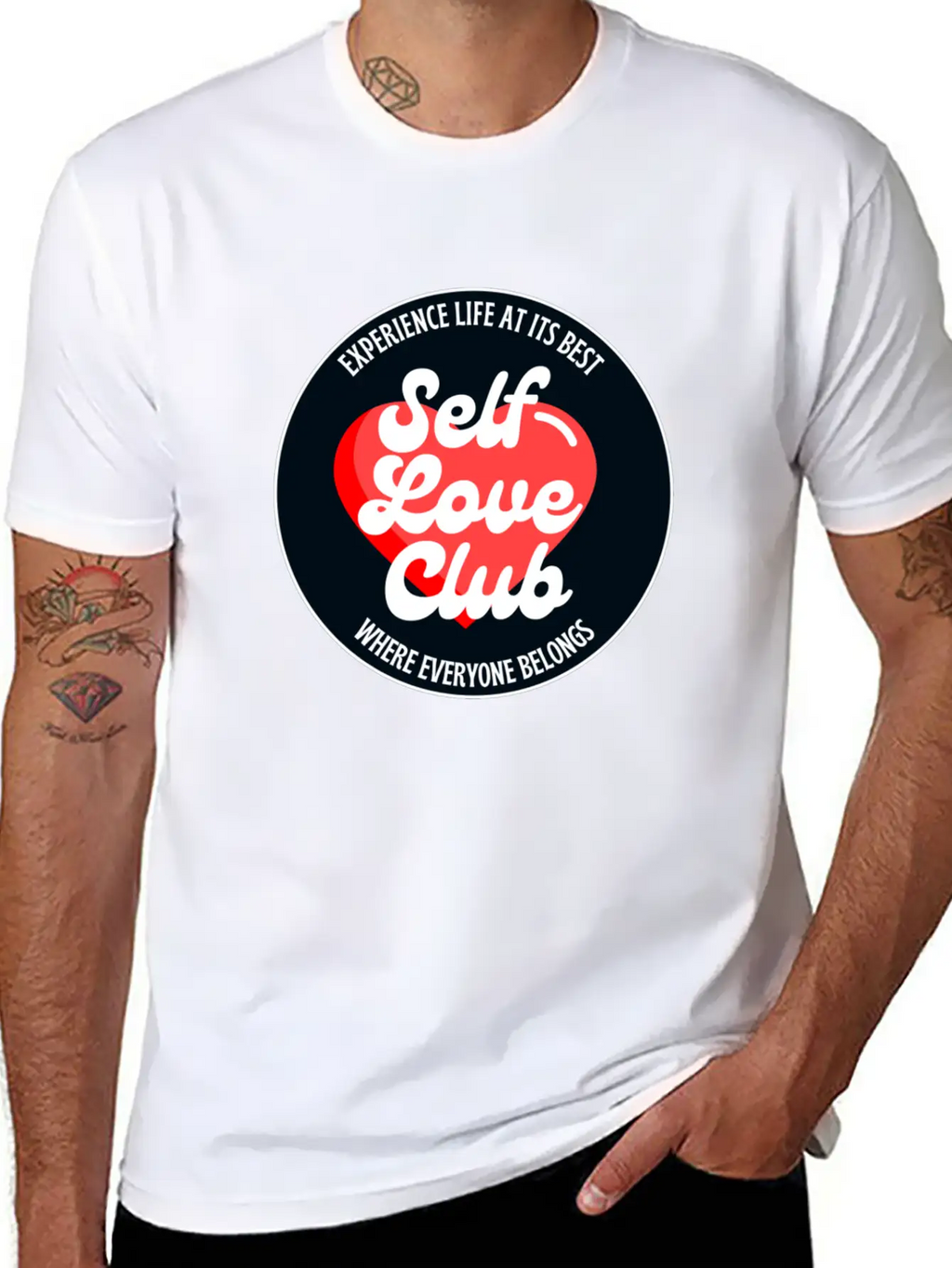 Self Love Club Basic Graphic T-Shirt – Daily Comfort In Soft Cotton