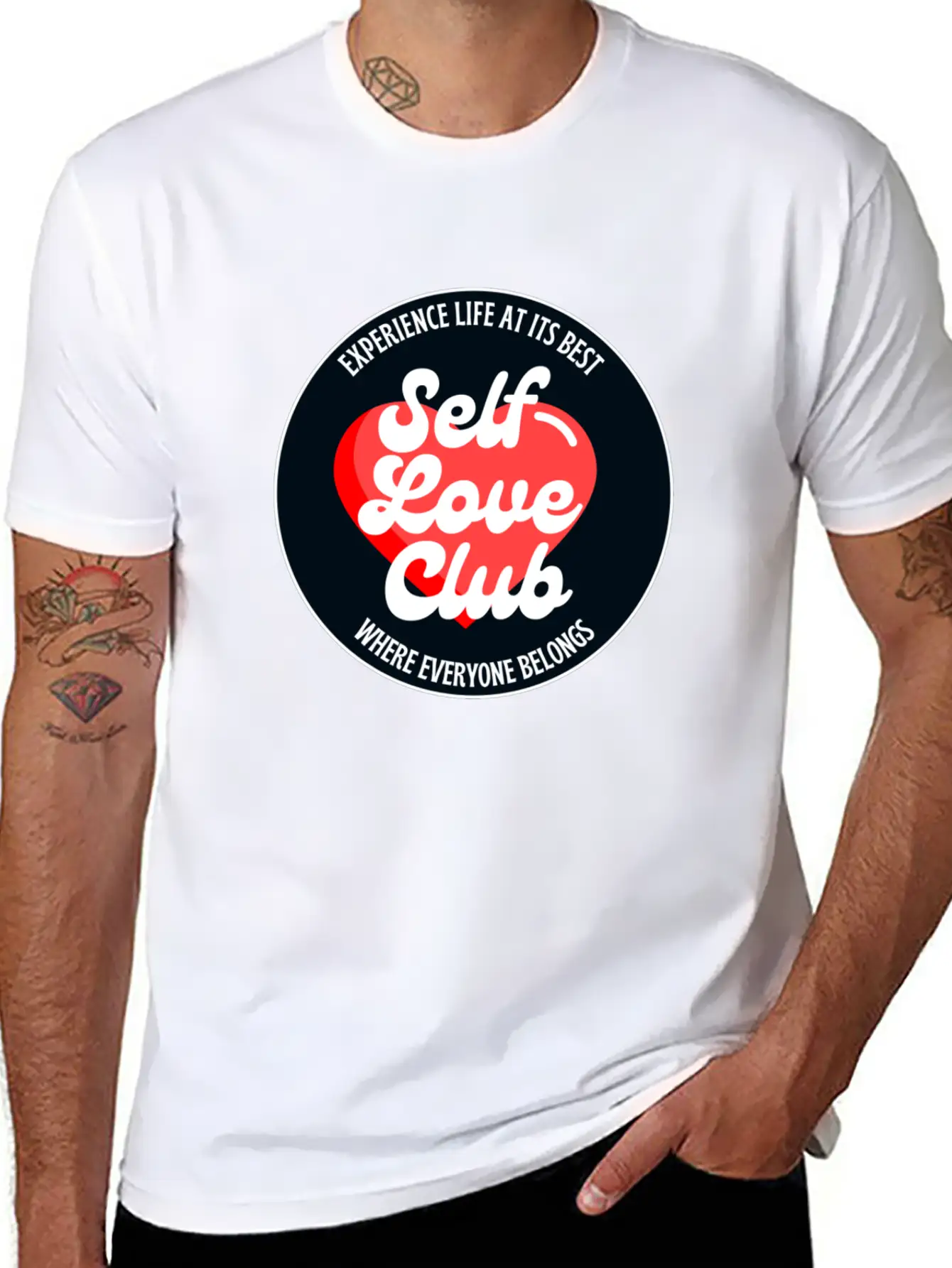 Self Love Club Basic Graphic T-Shirt – Daily Comfort In Soft Cotton