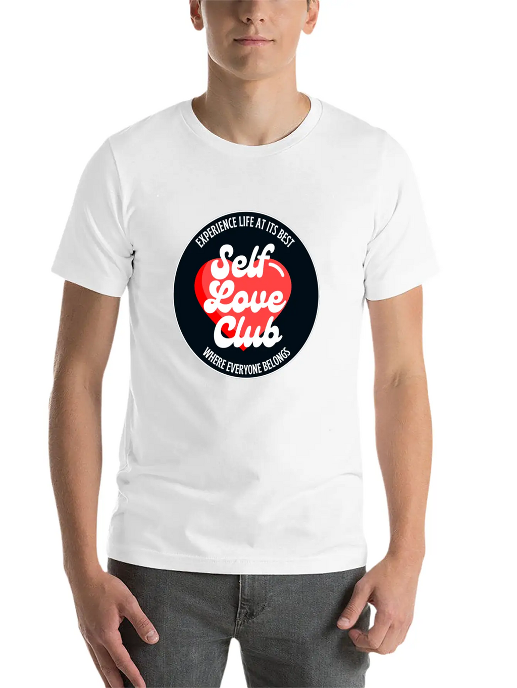 Self Love Club Basic Graphic T-Shirt – Daily Comfort In Soft Cotton