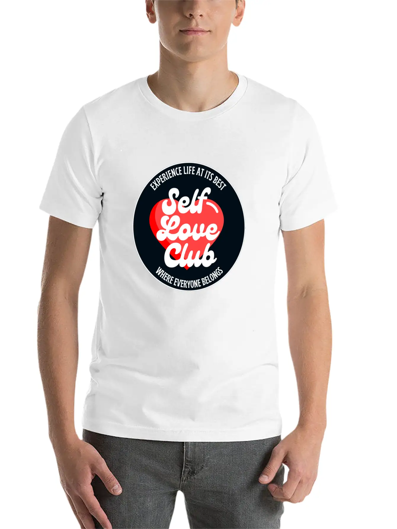 Self Love Club Basic Graphic T-Shirt – Daily Comfort In Soft Cotton