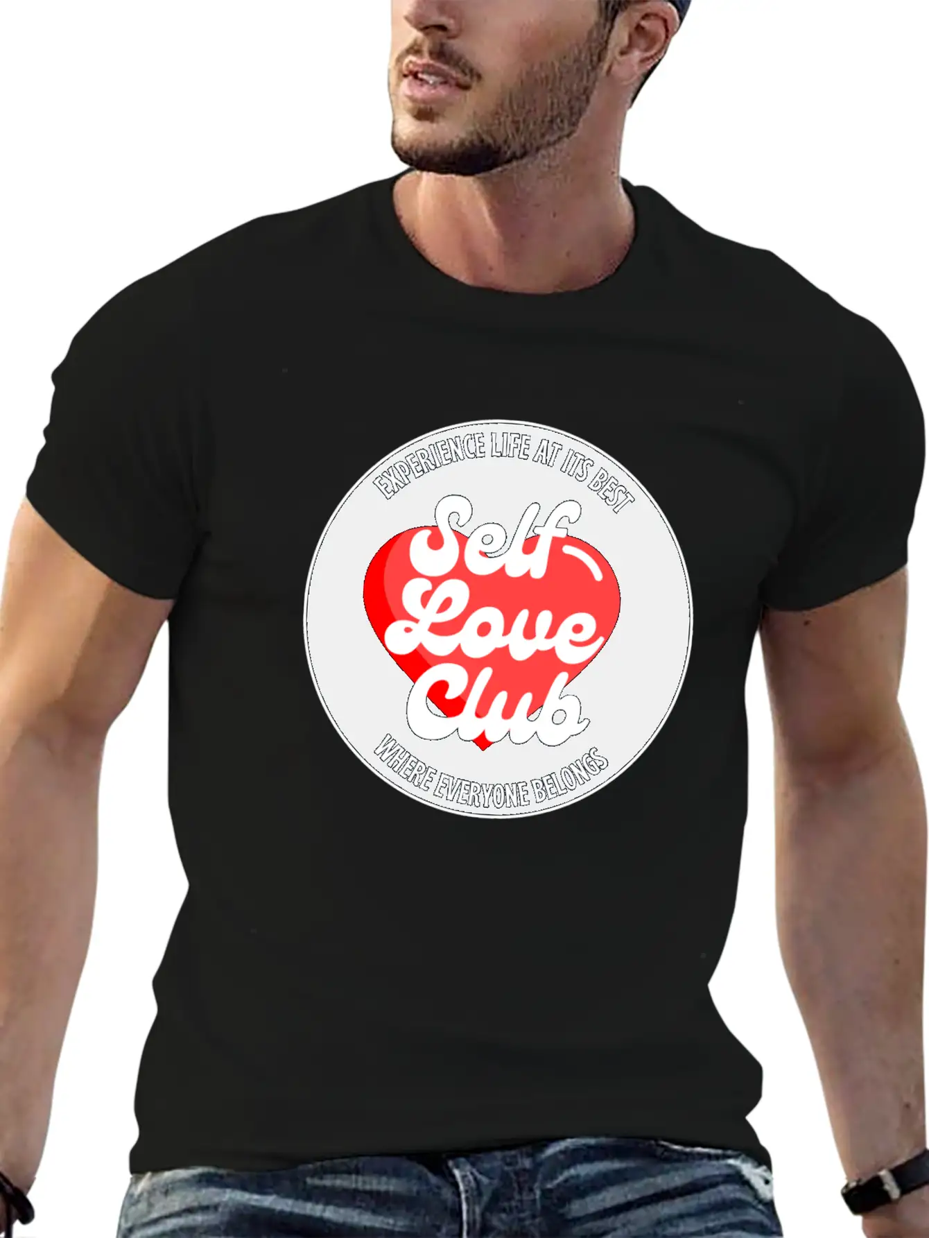 Self Love Club Basic Graphic T-Shirt – Daily Comfort In Soft Cotton