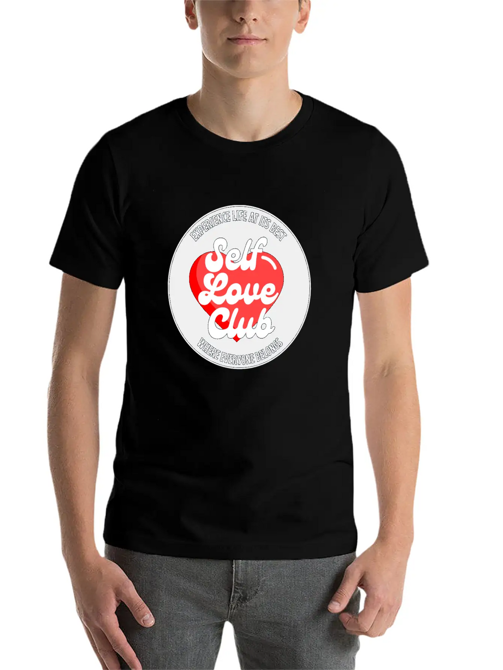 Self Love Club Basic Graphic T-Shirt – Daily Comfort In Soft Cotton