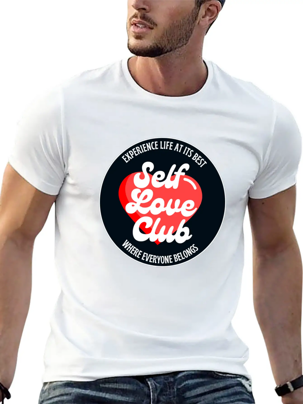 Self Love Club Basic Graphic T-Shirt – Daily Comfort In Soft Cotton
