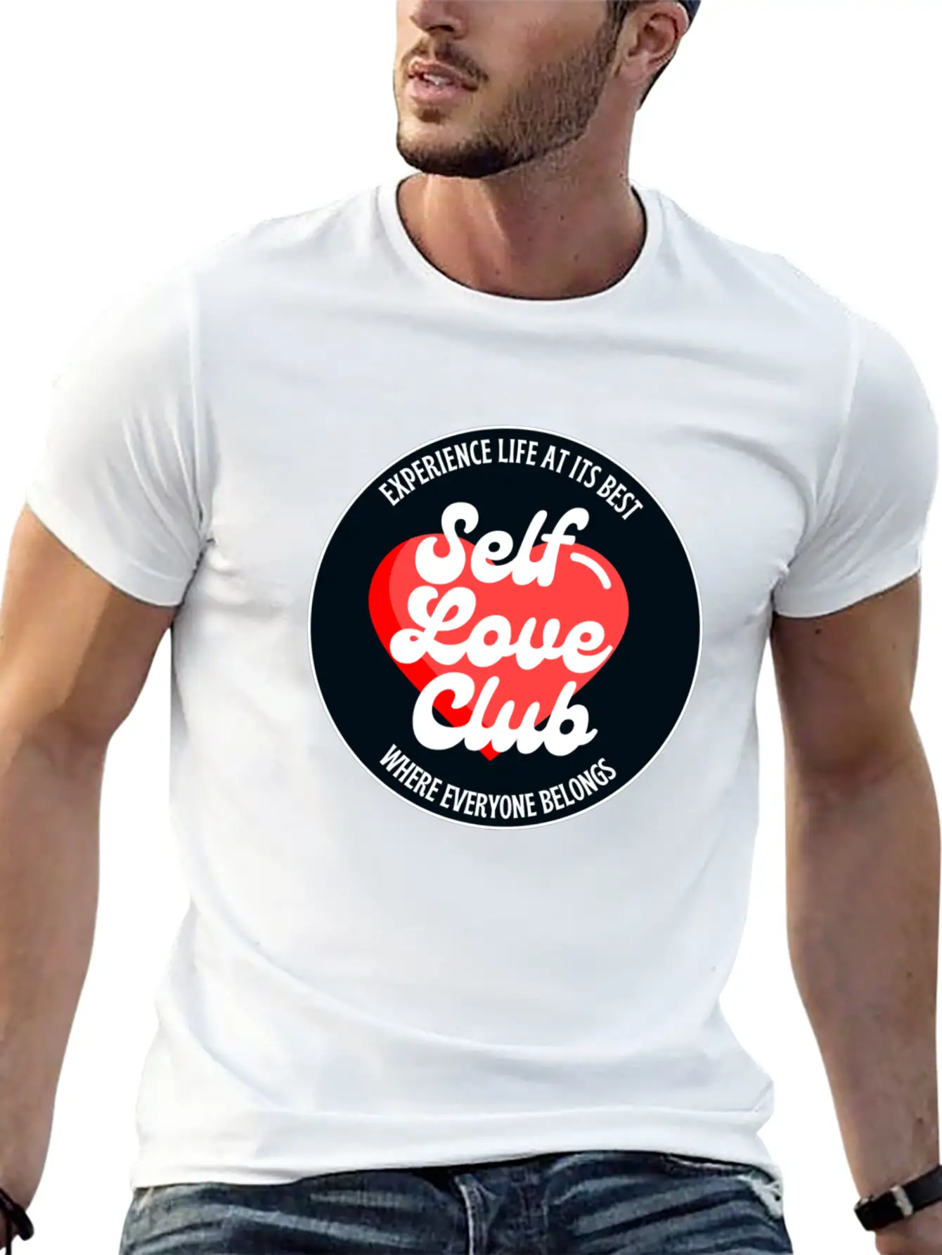 Self Love Club Basic Graphic T-Shirt – Daily Comfort In Soft Cotton
