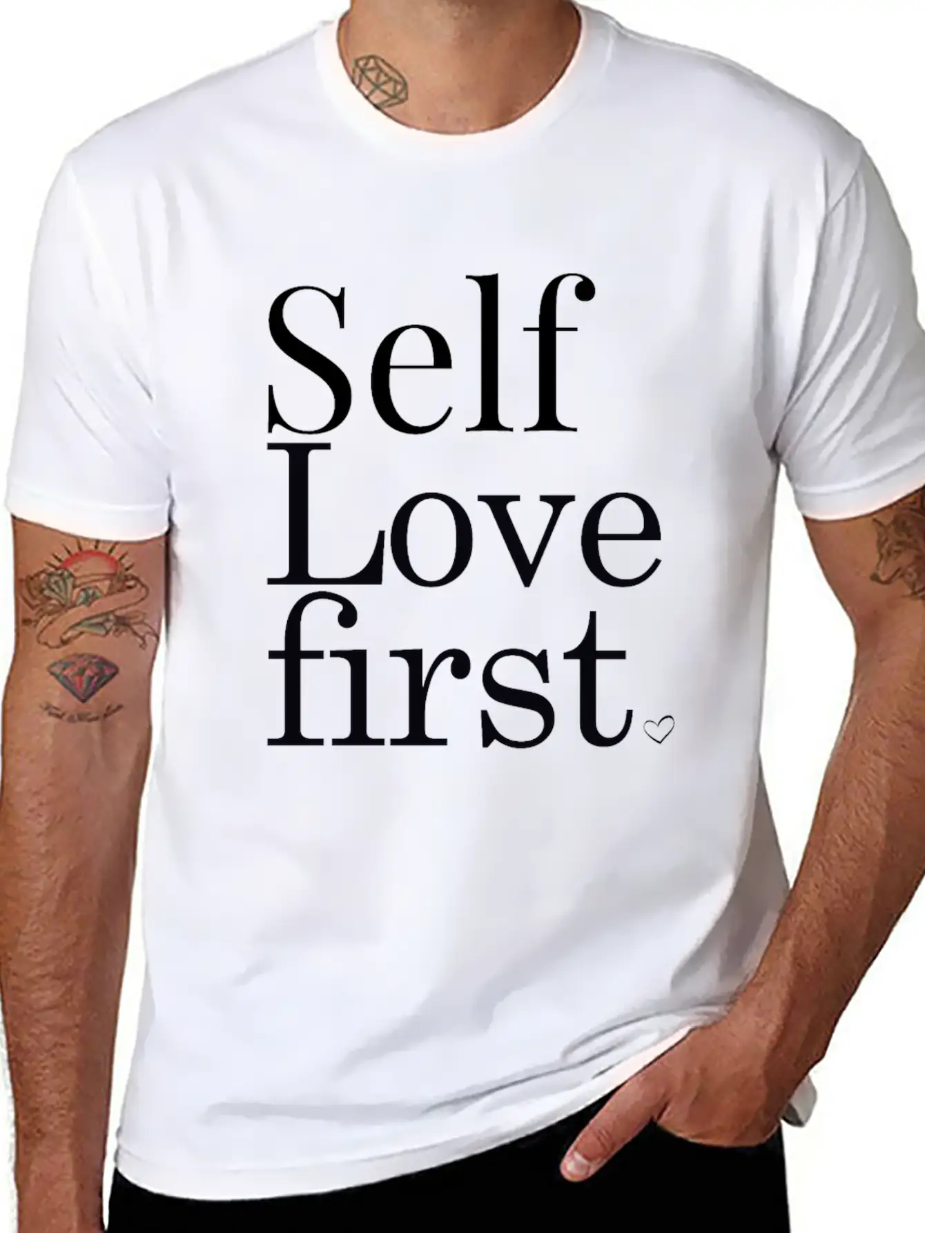 Self Love First Unisex Casual T-Shirt – Clean Design For Daily Comfort