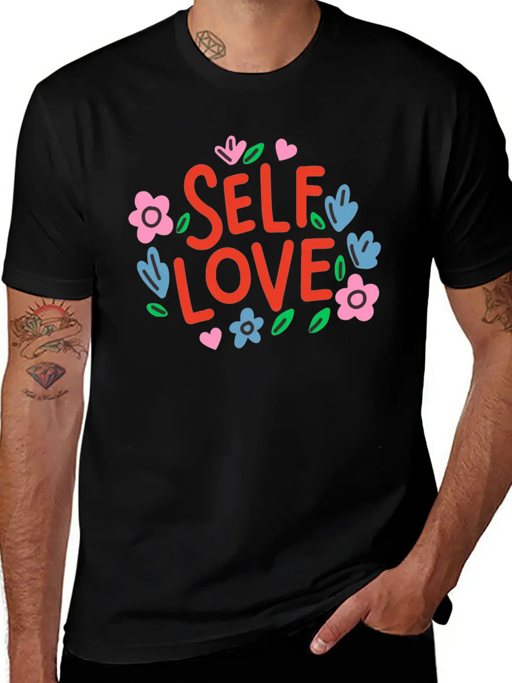 Self Love Flover Unisex Casual T-Shirt – Clean Design For Daily Comfort