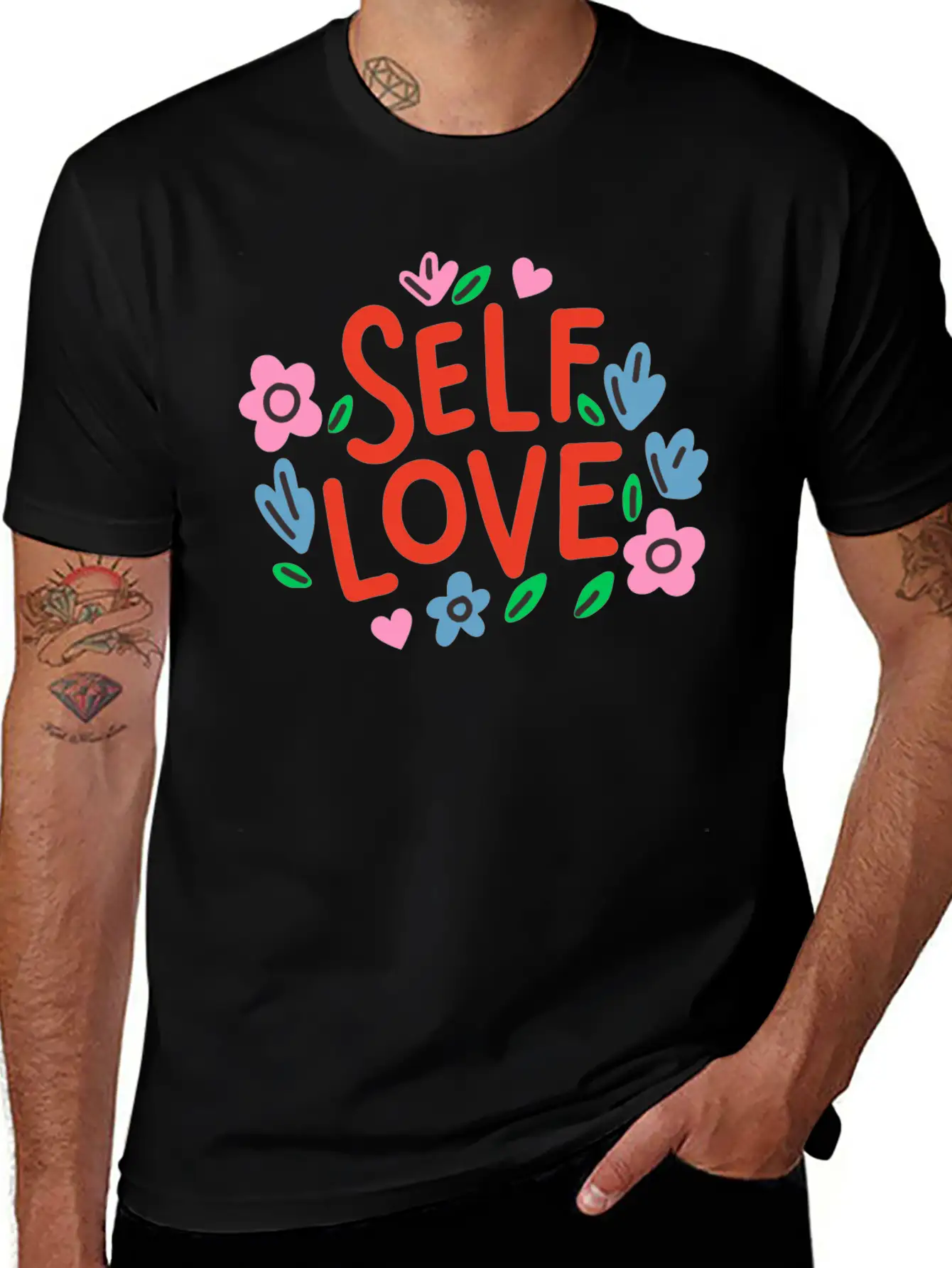 Self Love Flover Unisex Casual T-Shirt – Clean Design For Daily Comfort