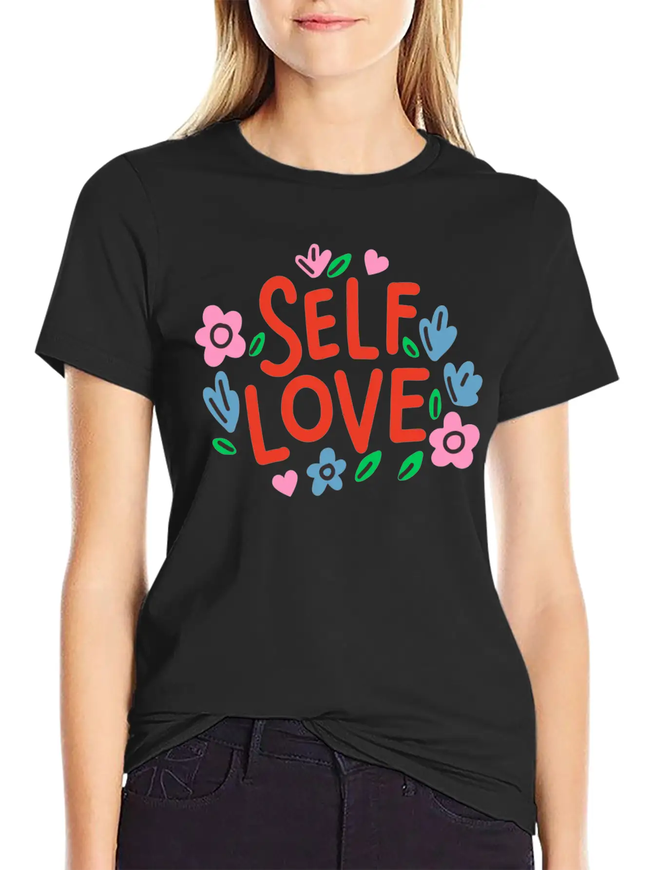 Self Love Flover Unisex Casual T-Shirt – Clean Design For Daily Comfort