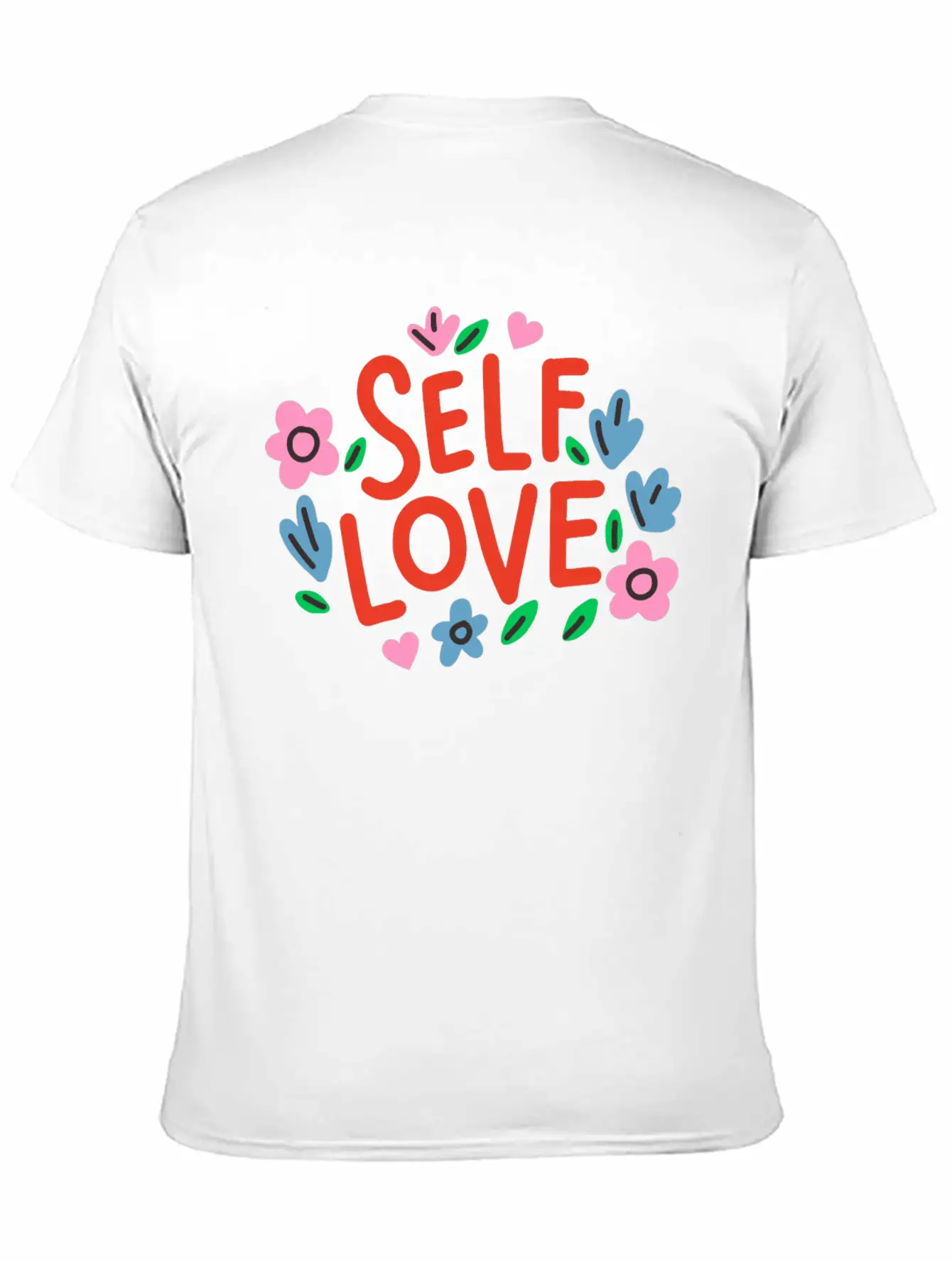 Self Love Flover Unisex Casual T-Shirt – Clean Design For Daily Comfort
