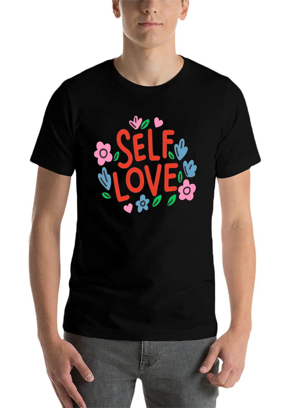 Self Love Flover Unisex Casual T-Shirt – Clean Design For Daily Comfort