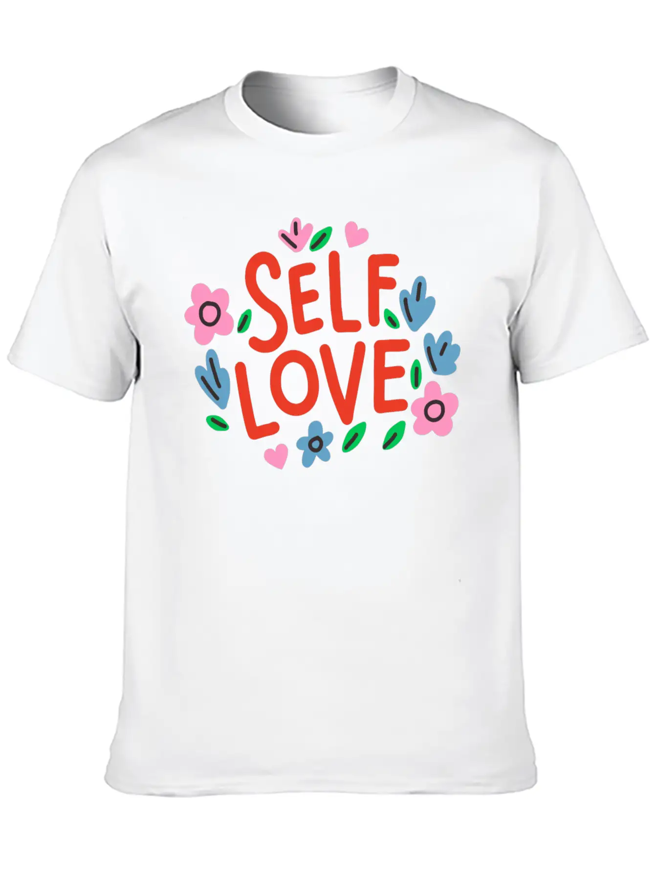 Self Love Flover Unisex Casual T-Shirt – Clean Design For Daily Comfort