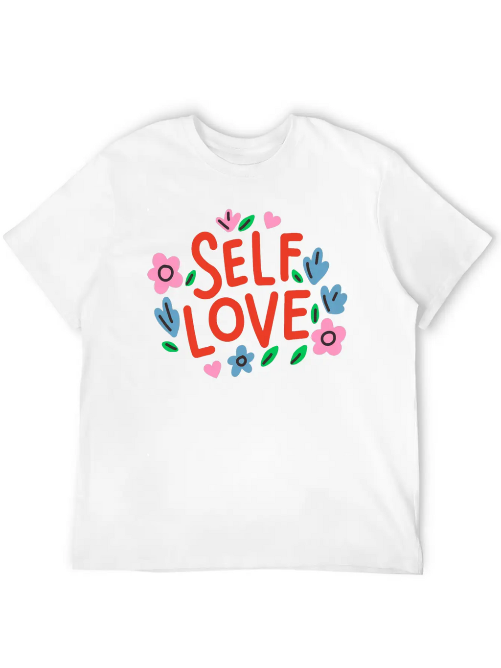 Self Love Flover Unisex Casual T-Shirt – Clean Design For Daily Comfort
