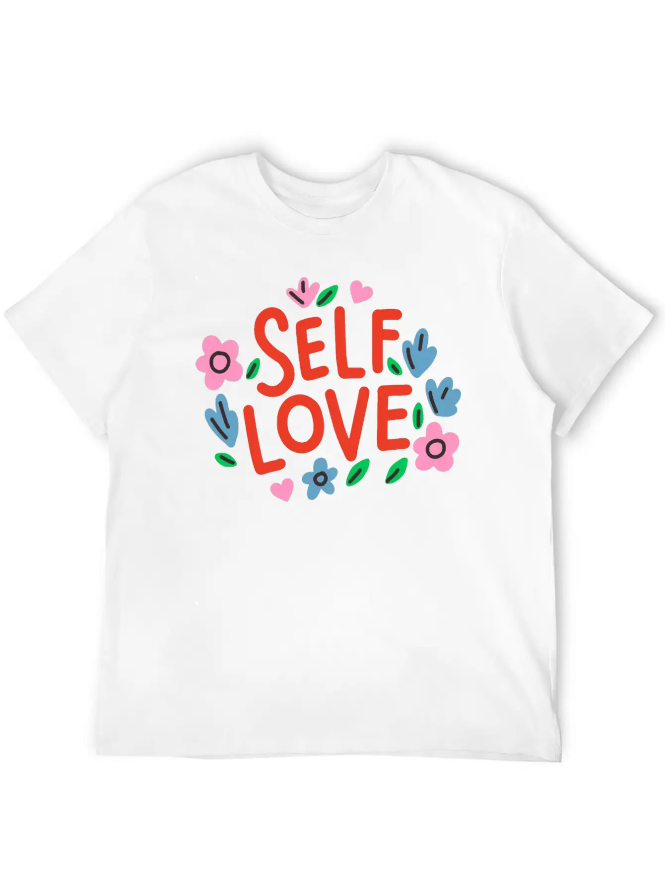 Self Love Flover Unisex Casual T-Shirt – Clean Design For Daily Comfort