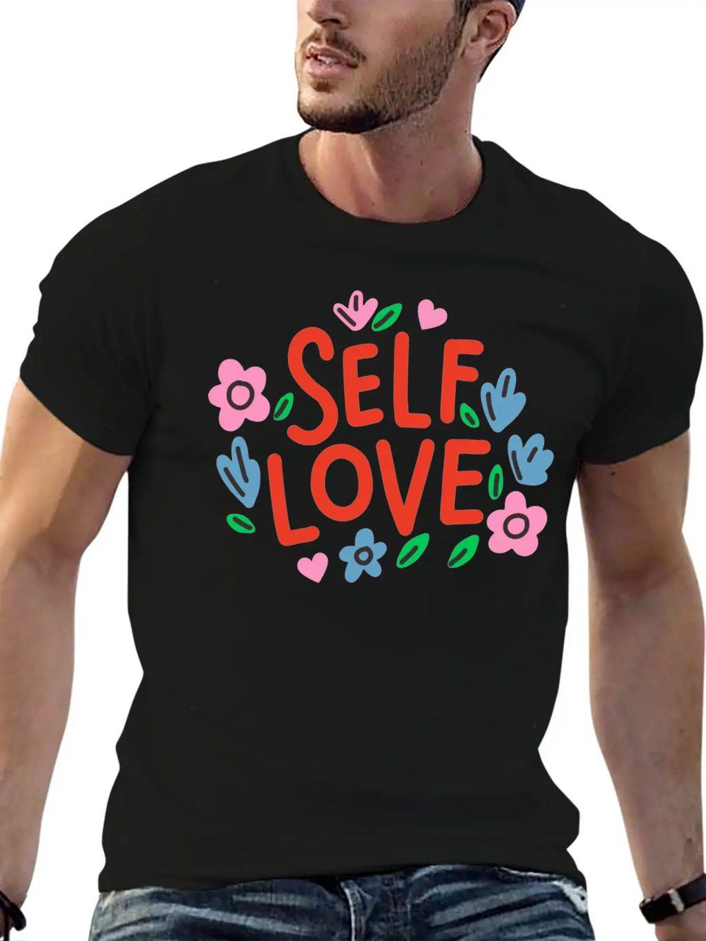 Self Love Flover Unisex Casual T-Shirt – Clean Design For Daily Comfort