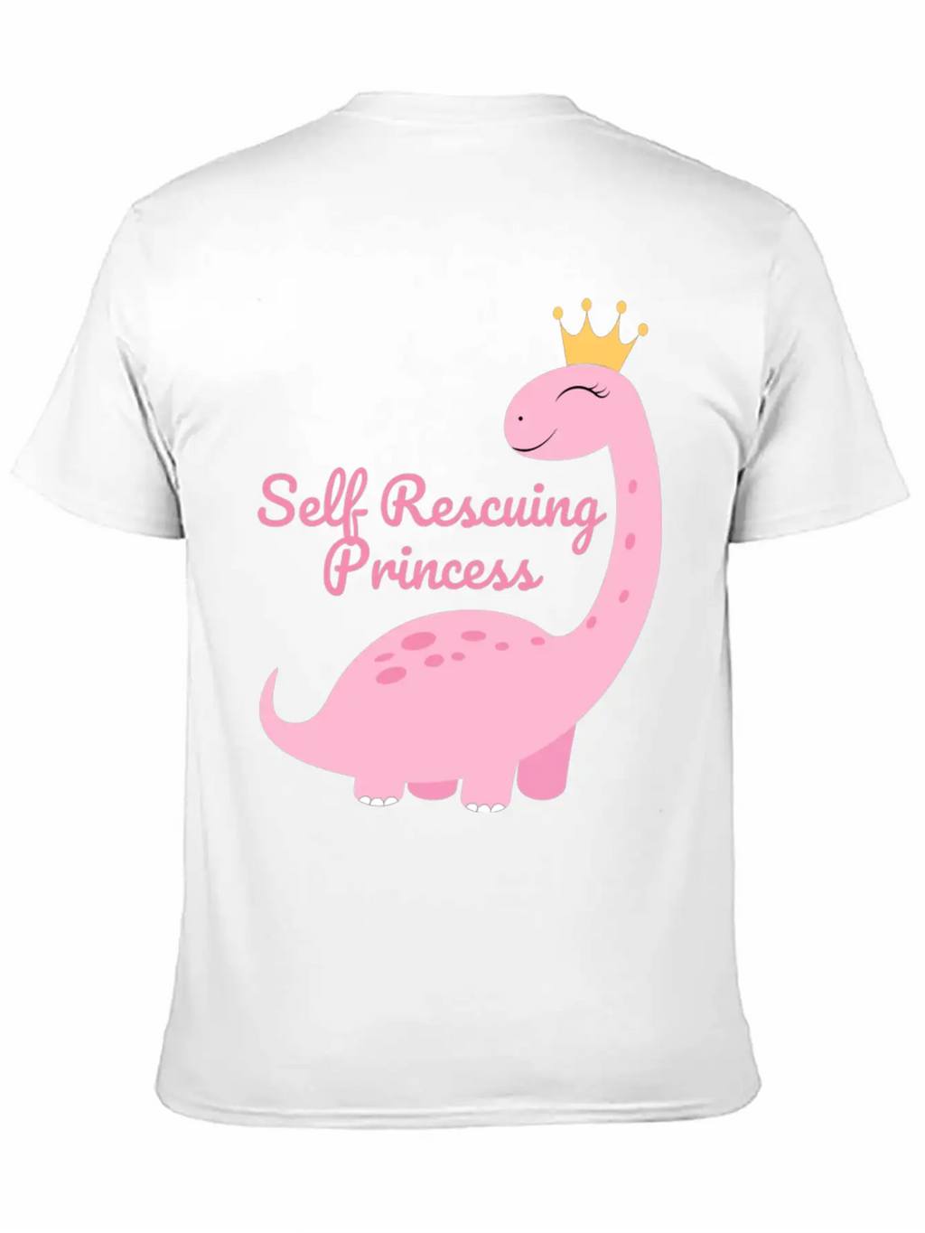 Self Rescuing Princess Unisex Casual T-Shirt – Clean Design For Daily Comfort