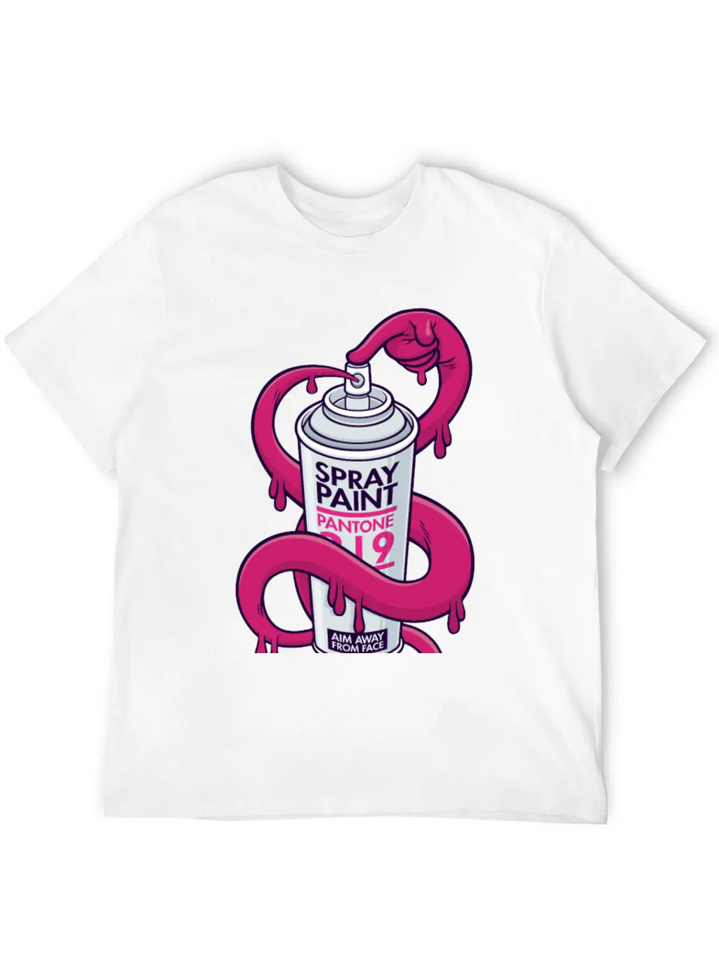 Self Spray Can Unisex Casual T-Shirt – Clean Design For Daily Comfort