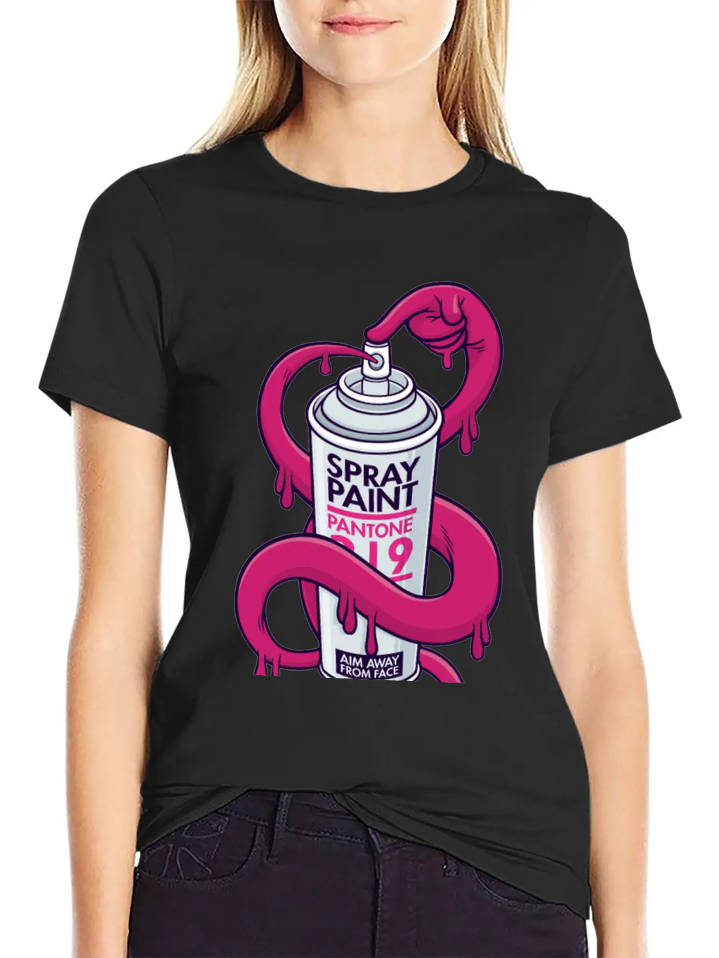 Self Spray Can Unisex Casual T-Shirt – Clean Design For Daily Comfort
