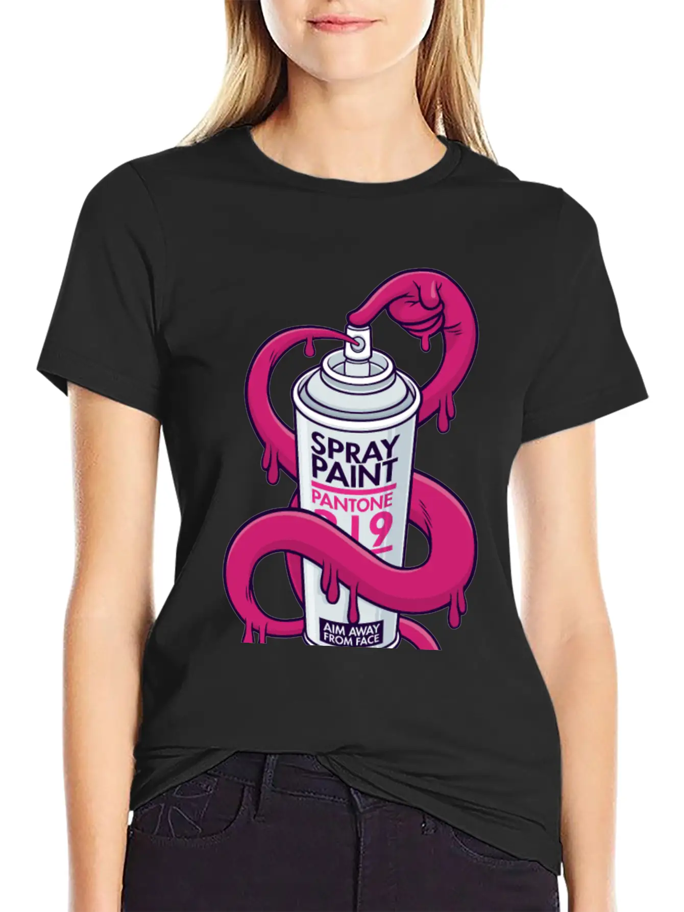Self Spray Can Unisex Casual T-Shirt – Clean Design For Daily Comfort