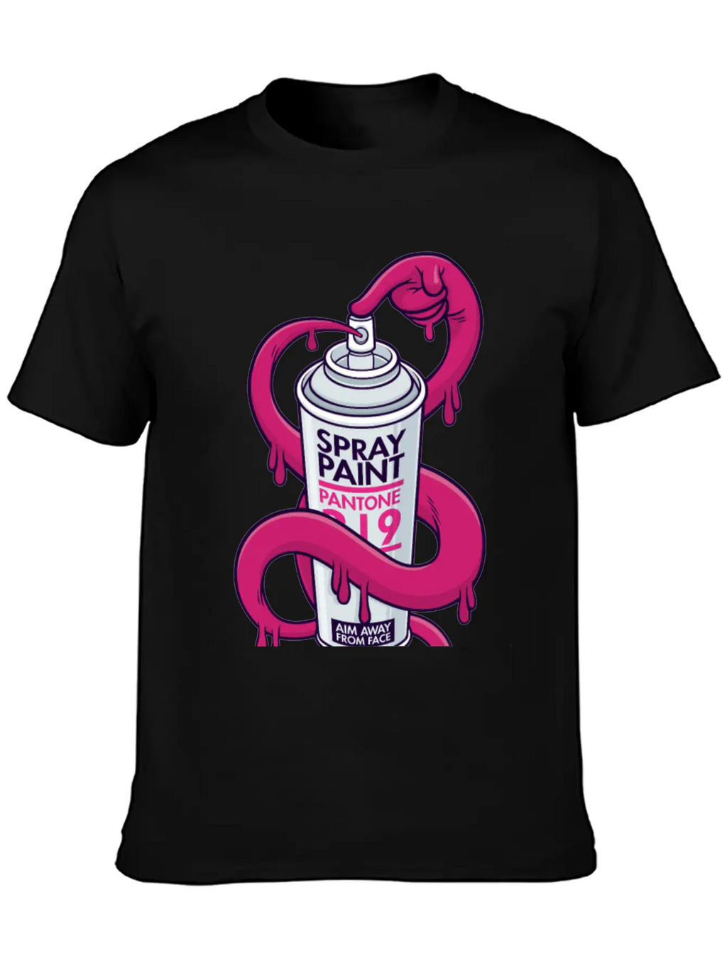 Self Spray Can Unisex Casual T-Shirt – Clean Design For Daily Comfort