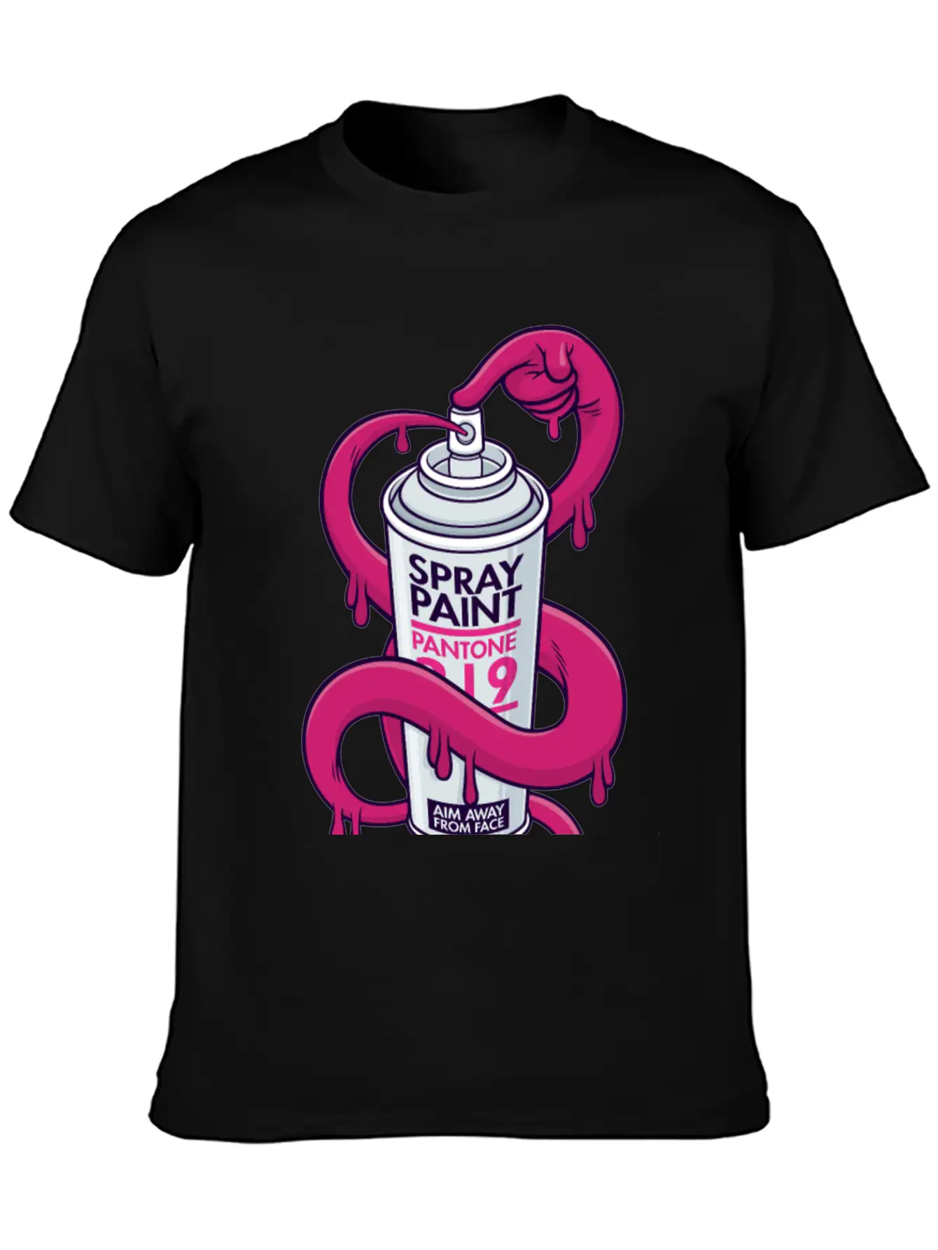 Self Spray Can Unisex Casual T-Shirt – Clean Design For Daily Comfort