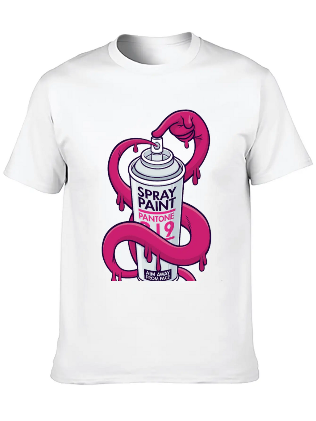 Self Spray Can Unisex Casual T-Shirt – Clean Design For Daily Comfort