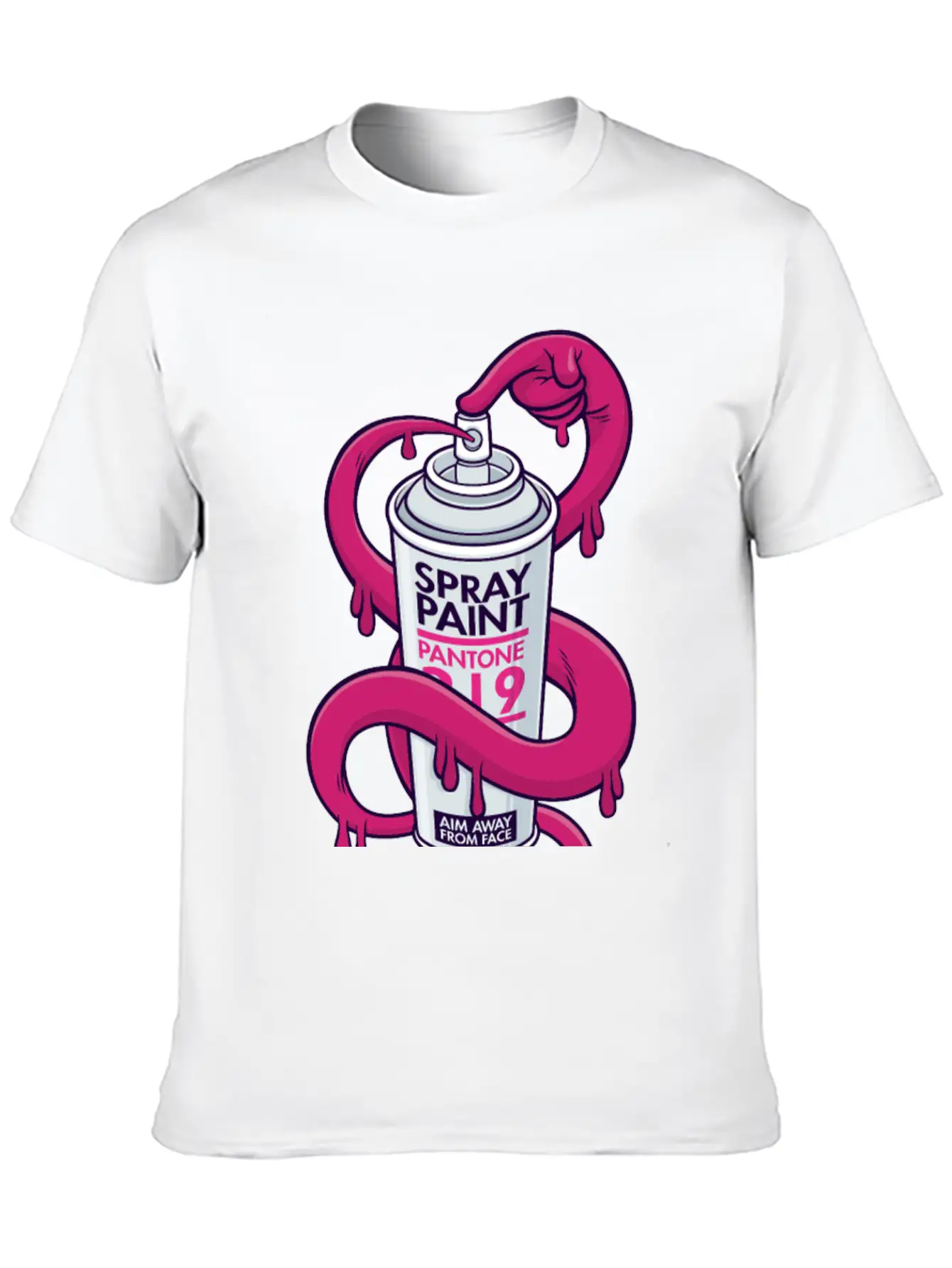 Self Spray Can Unisex Casual T-Shirt – Clean Design For Daily Comfort