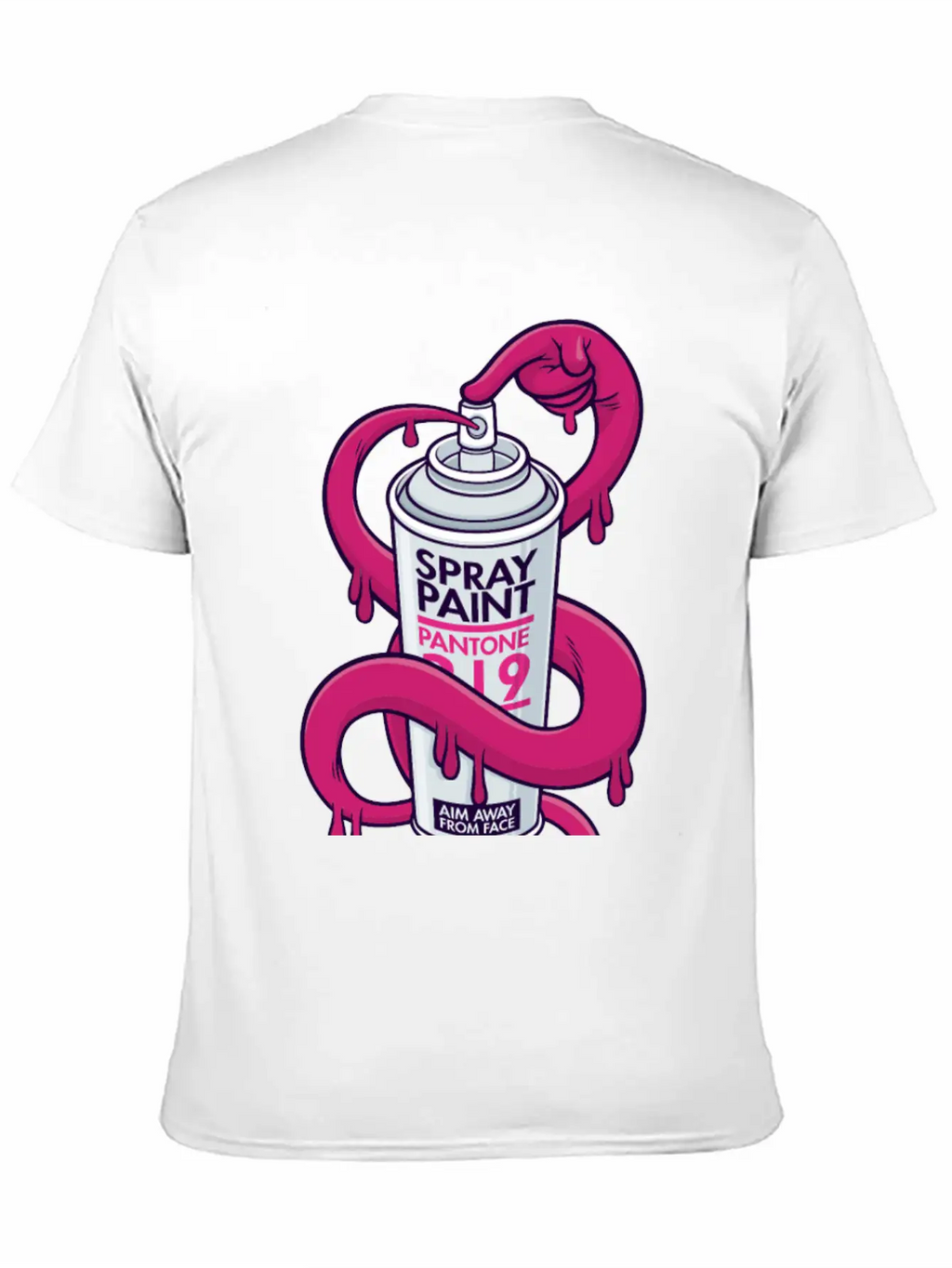 Self Spray Can Unisex Casual T-Shirt – Clean Design For Daily Comfort