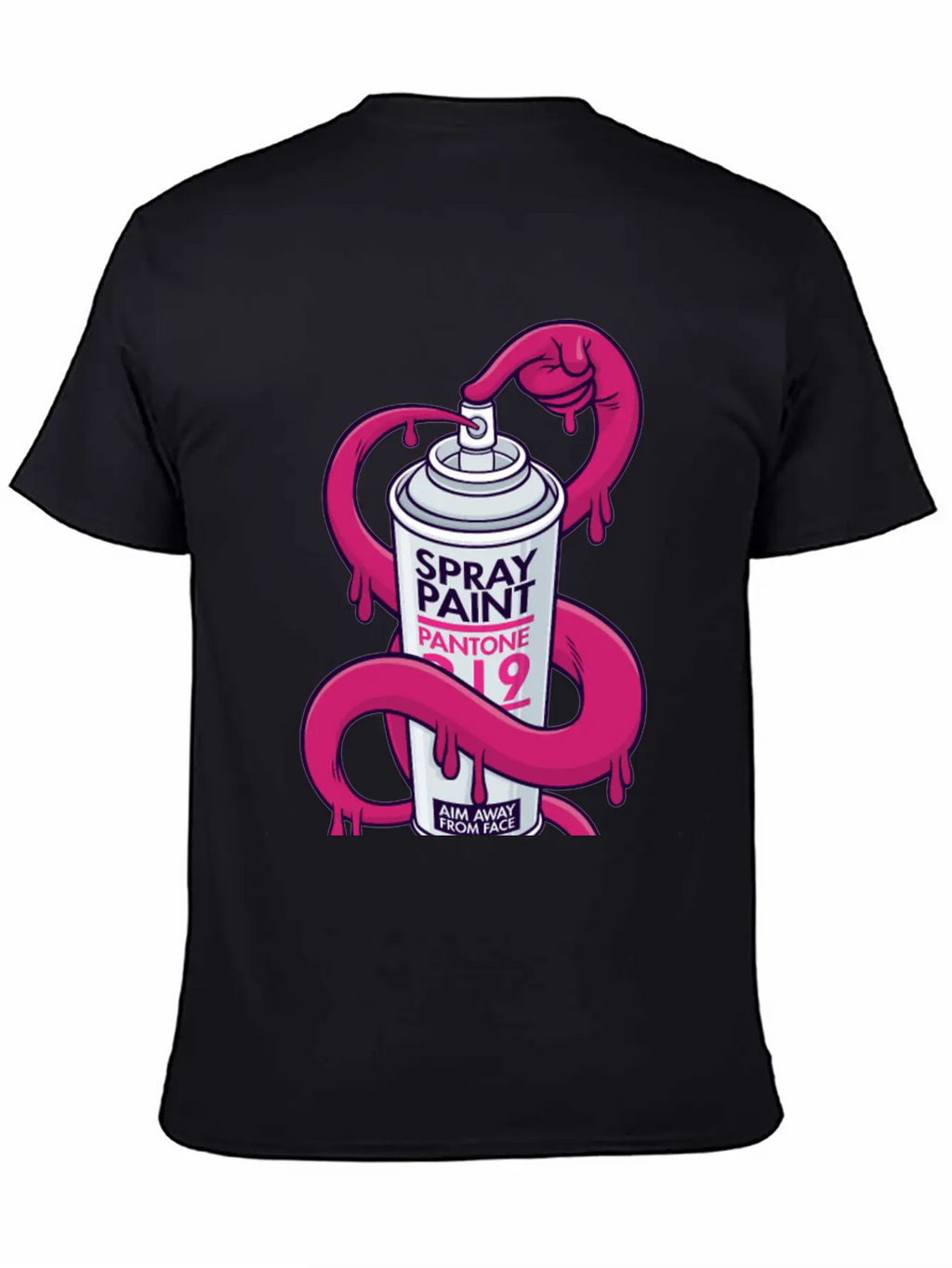 Self Spray Can Unisex Casual T-Shirt – Clean Design For Daily Comfort