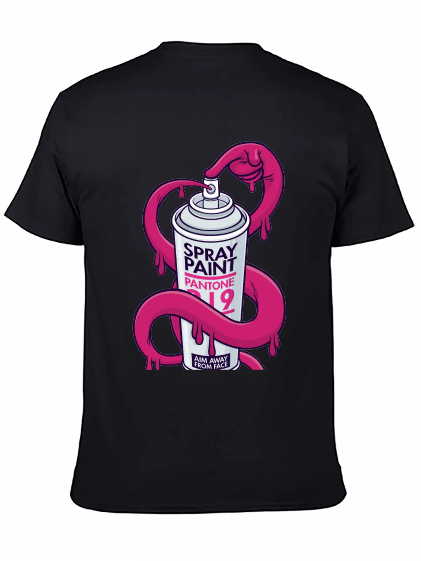 Self Spray Can Unisex Casual T-Shirt – Clean Design For Daily Comfort