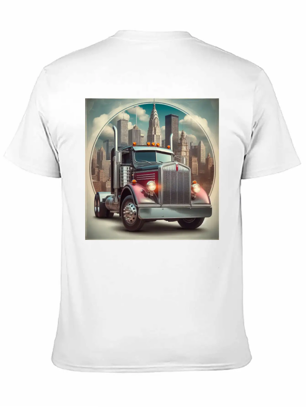 Semi Truck Relaxed Everyday Tee – Lightweight And Durable Cotton