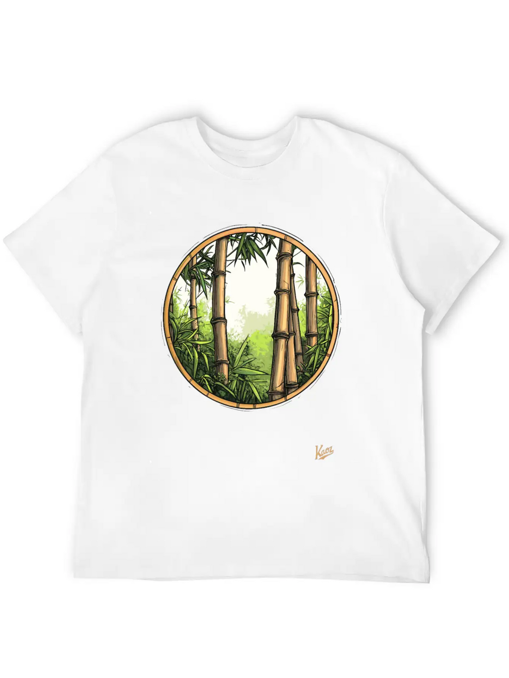 Serene Bamboo Forest Essential Cotton Tee For Daily Outfits – Unisex Style