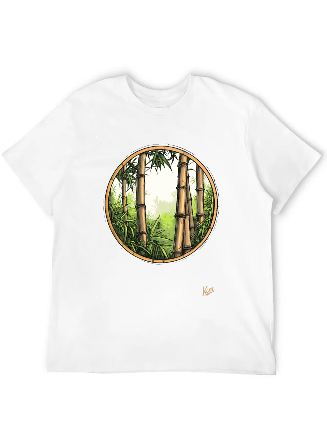 Serene Bamboo Forest Essential Cotton Tee For Daily Outfits – Unisex Style