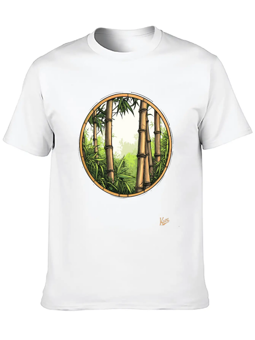 Serene Bamboo Forest Essential Cotton Tee For Daily Outfits – Unisex Style