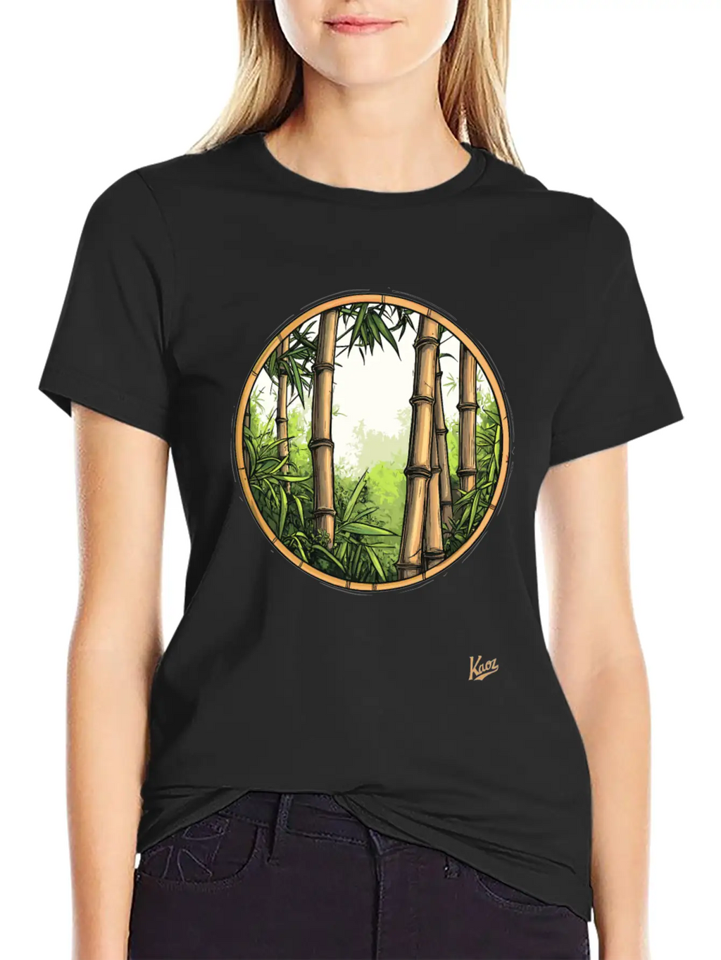Serene Bamboo Forest Essential Cotton Tee For Daily Outfits – Unisex Style