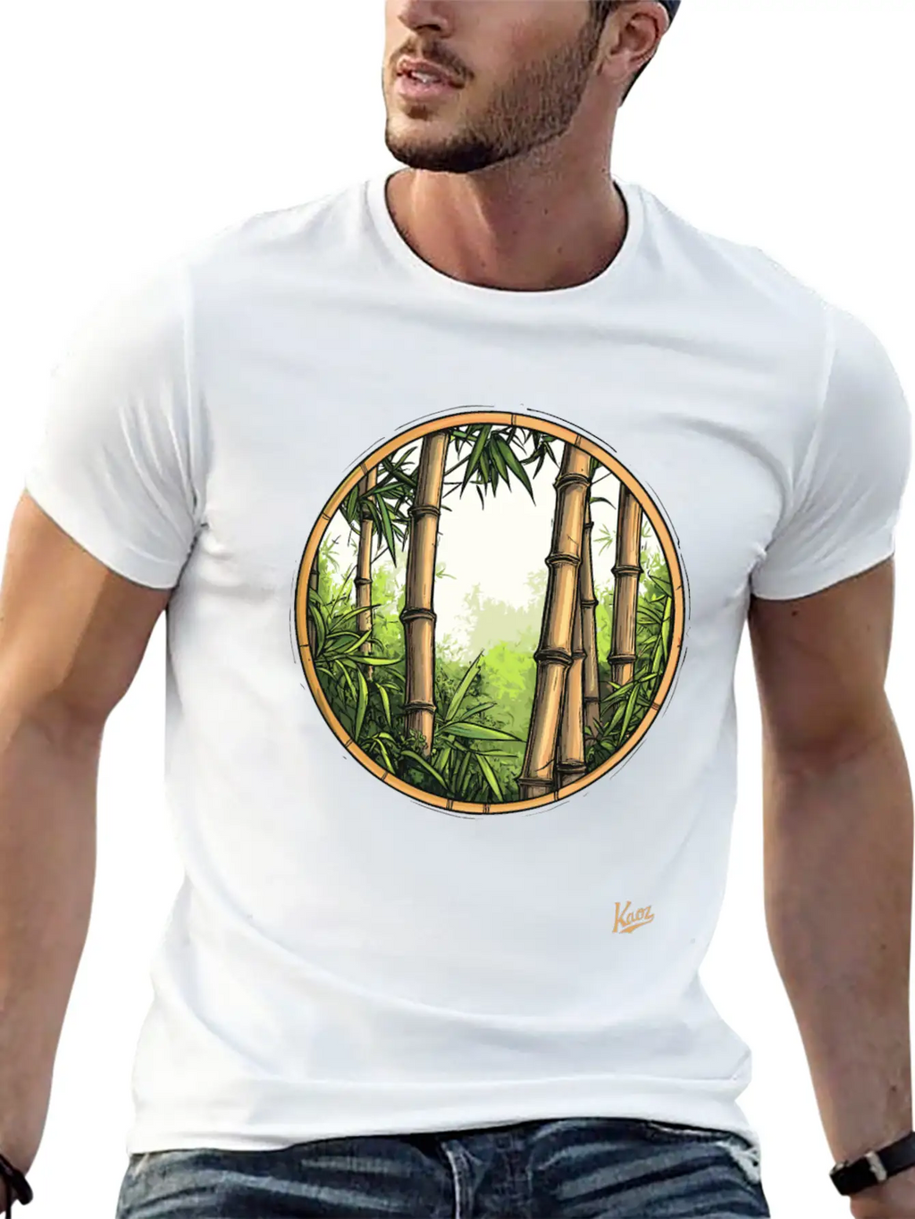 Serene Bamboo Forest Essential Cotton Tee For Daily Outfits – Unisex Style