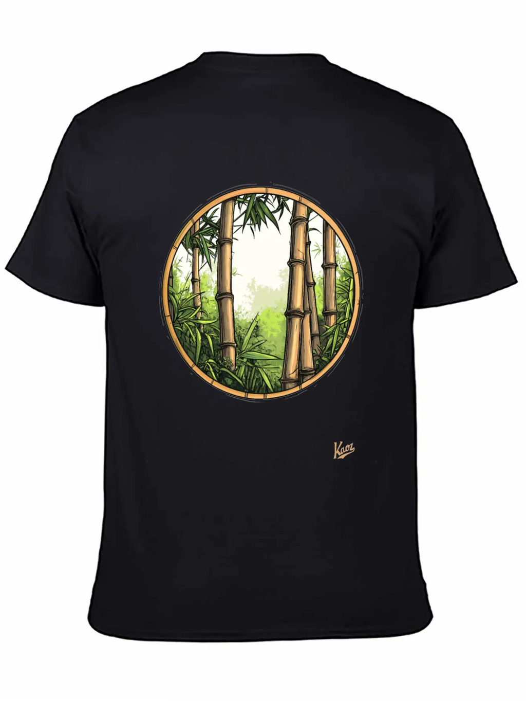 Serene Bamboo Forest Essential Cotton Tee For Daily Outfits – Unisex Style