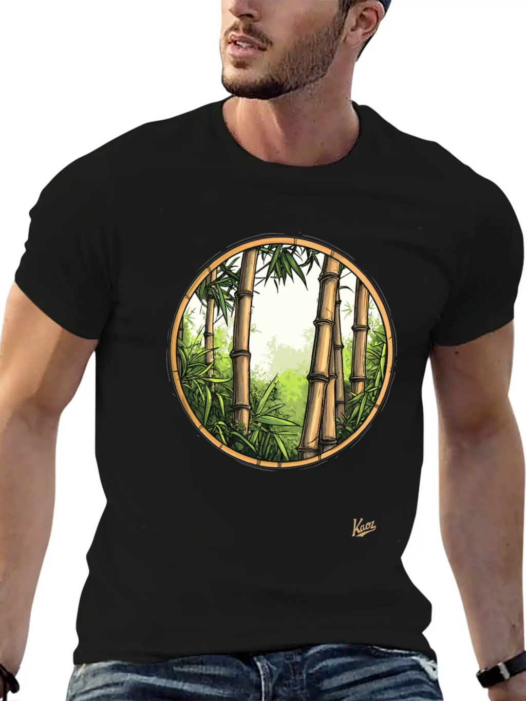Serene Bamboo Forest Essential Cotton Tee For Daily Outfits – Unisex Style