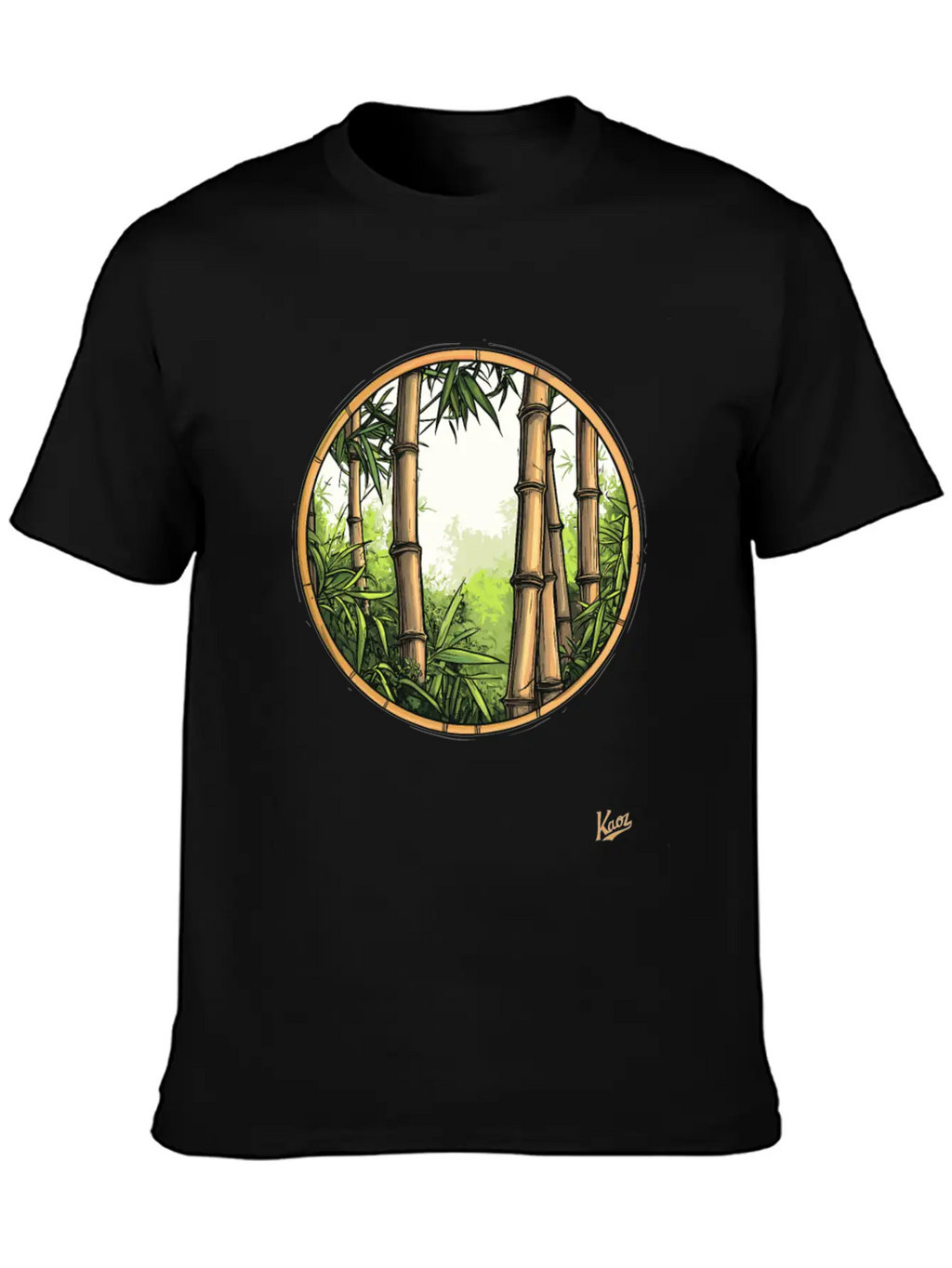 Serene Bamboo Forest Essential Cotton Tee For Daily Outfits – Unisex Style