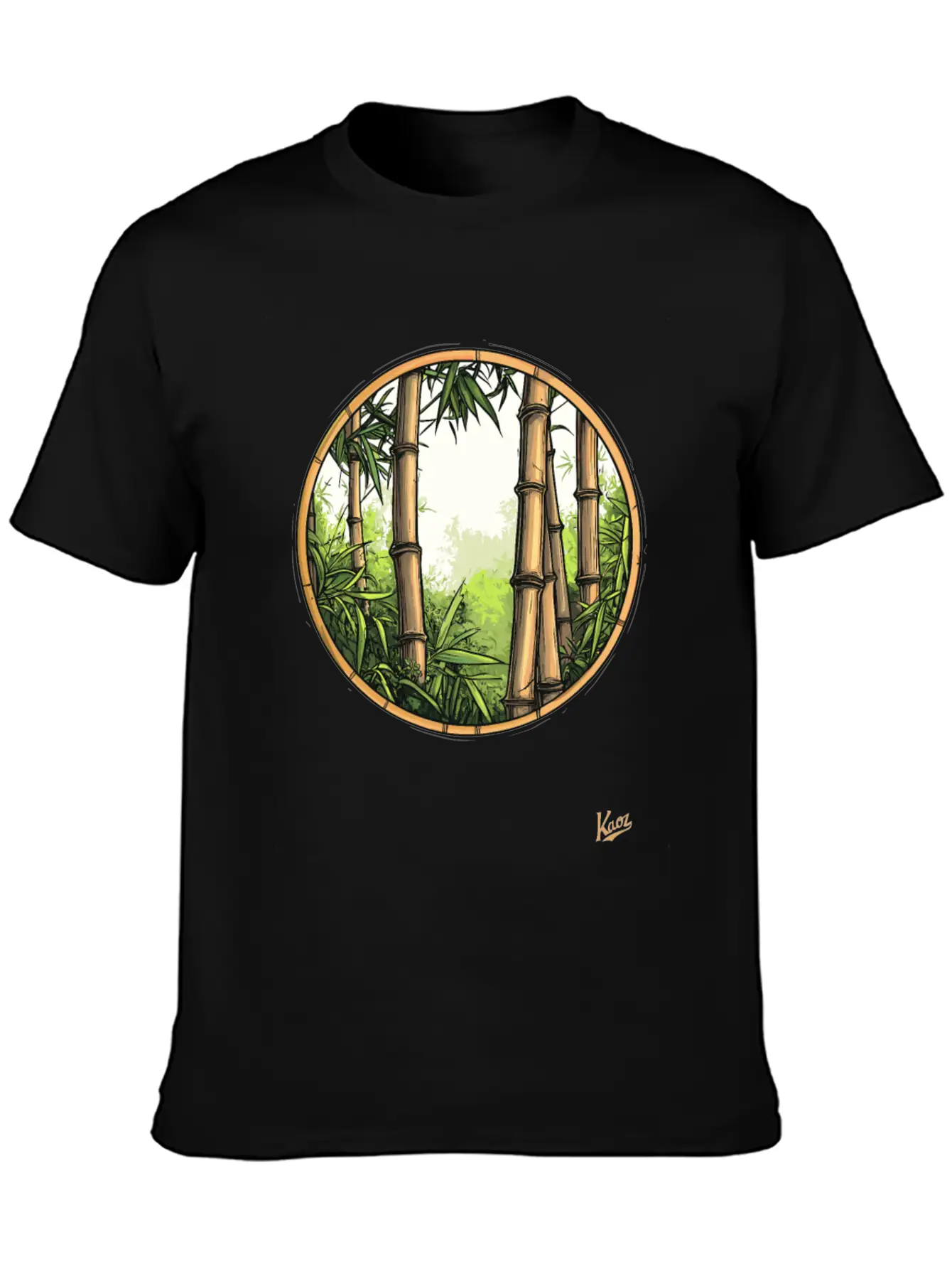 Serene Bamboo Forest Essential Cotton Tee For Daily Outfits – Unisex Style