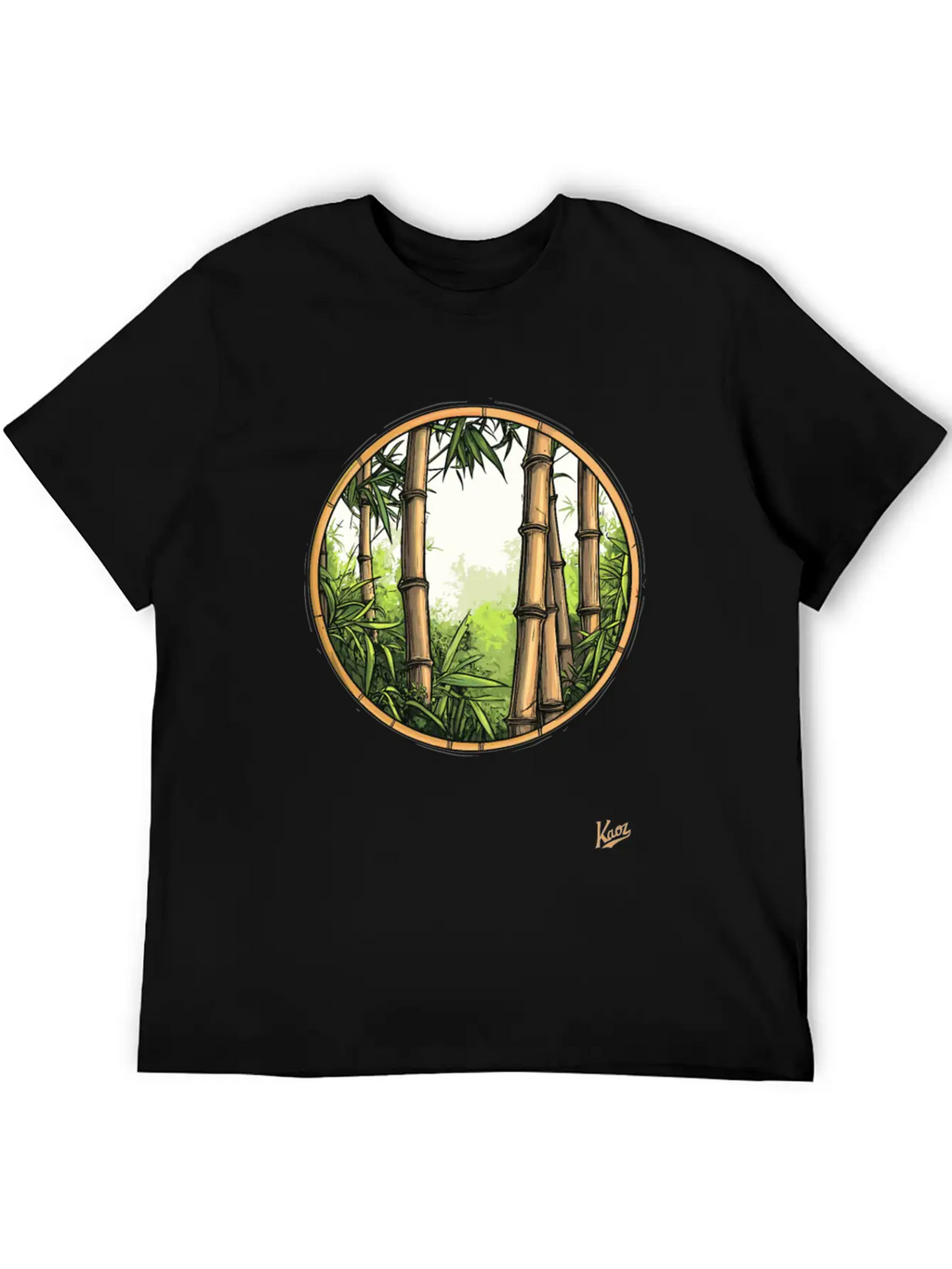 Serene Bamboo Forest Essential Cotton Tee For Daily Outfits – Unisex Style