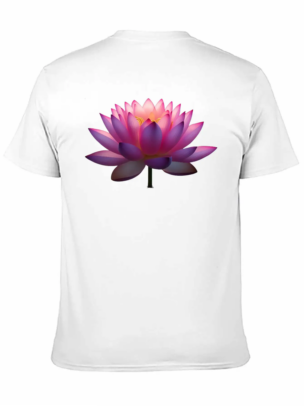 Serene Lotus Bloom Unisex Casual T-Shirt – Clean Design For Daily Comfort