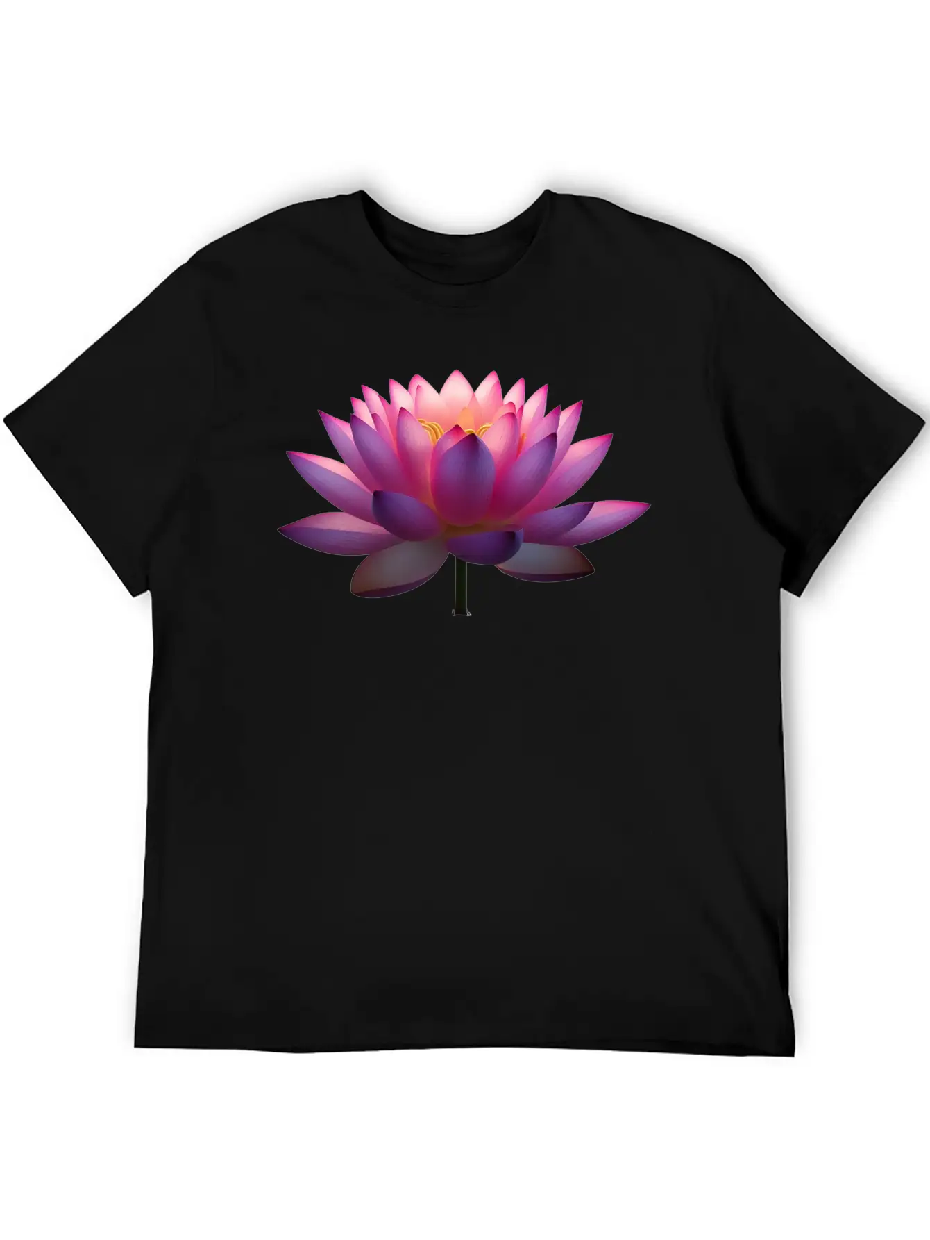Serene Lotus Bloom Unisex Casual T-Shirt – Clean Design For Daily Comfort