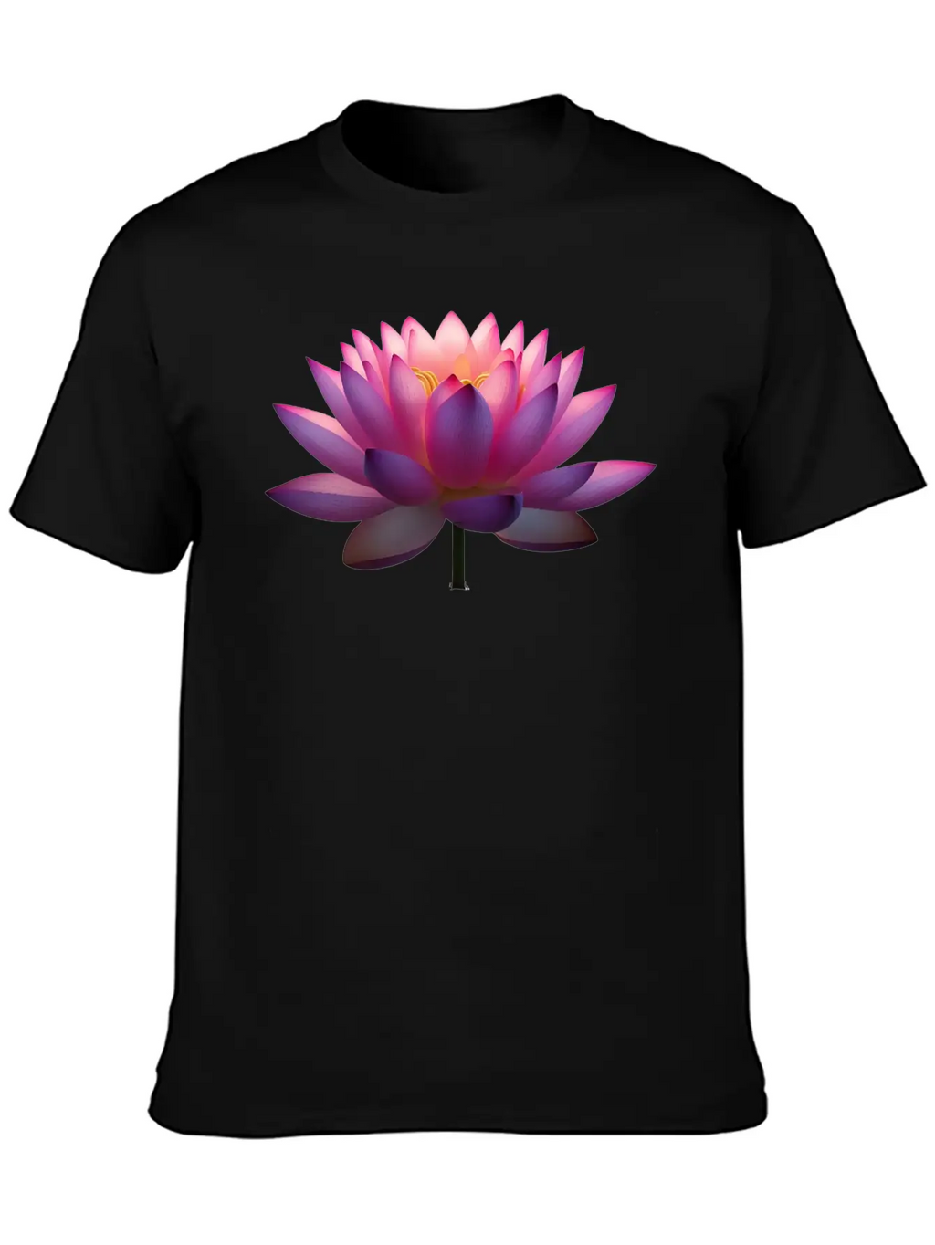 Serene Lotus Bloom Unisex Casual T-Shirt – Clean Design For Daily Comfort